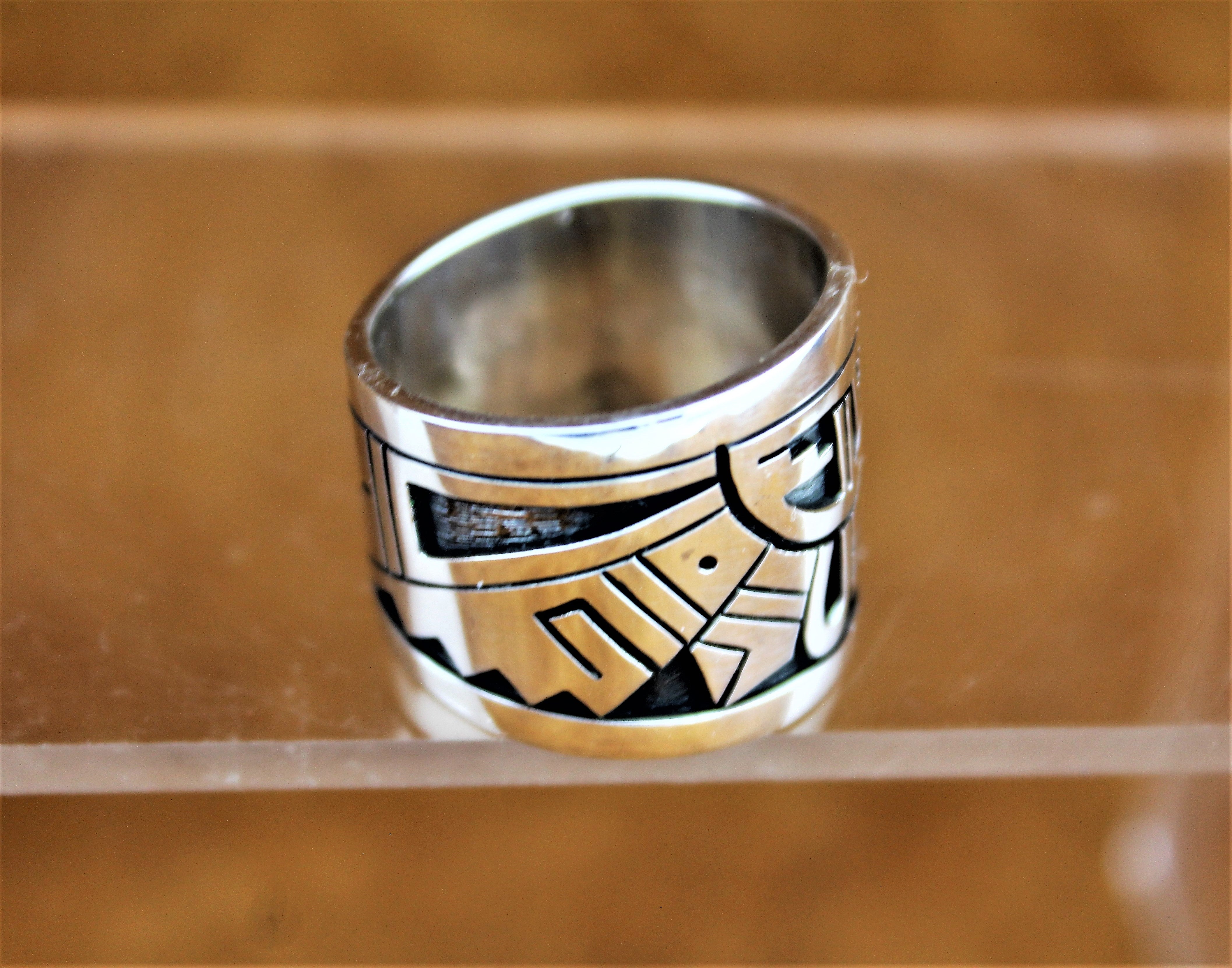 Berra Tawahongva Sun and Clouds Sterling Ring