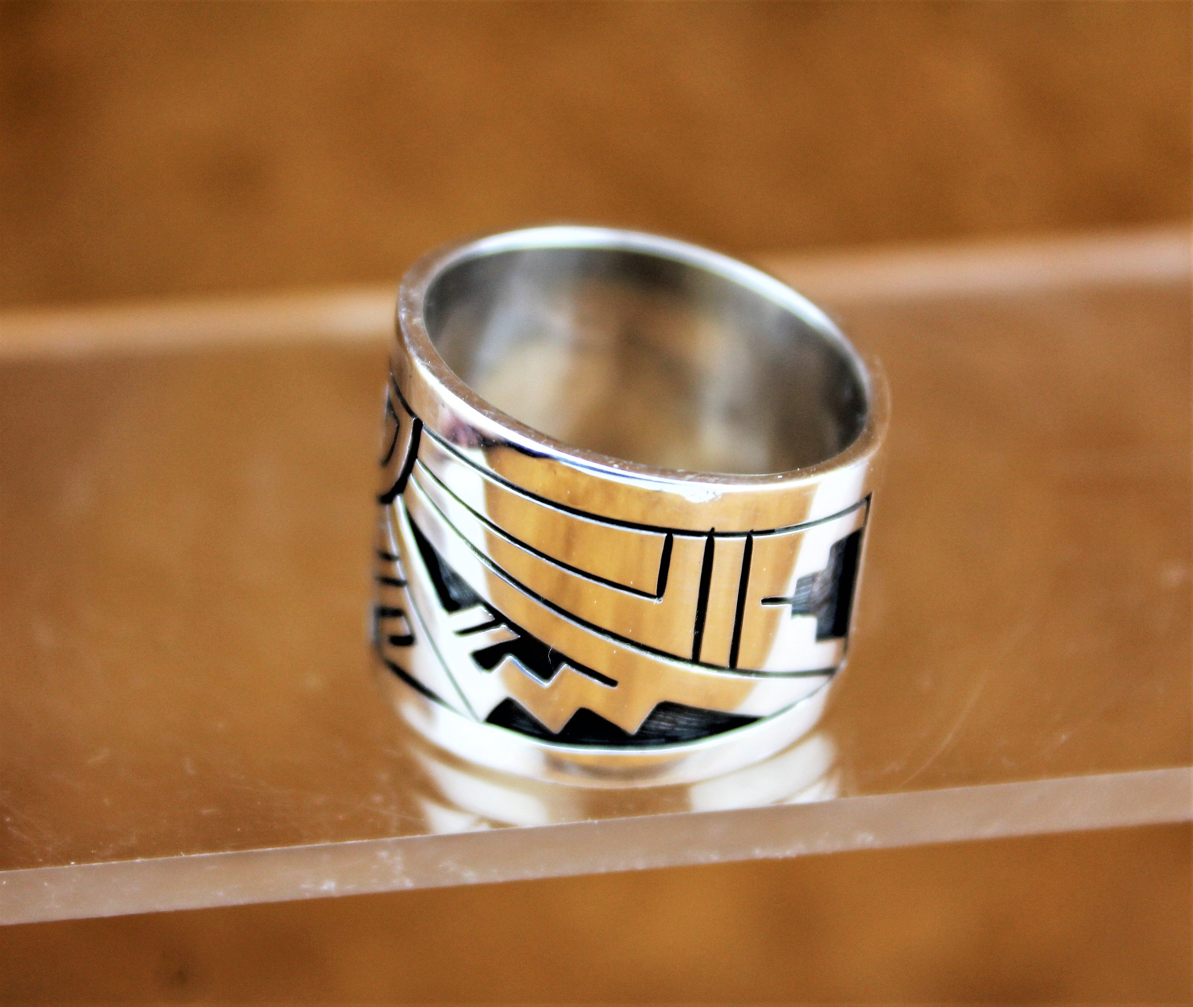 Berra Tawahongva Sun and Clouds Sterling Ring