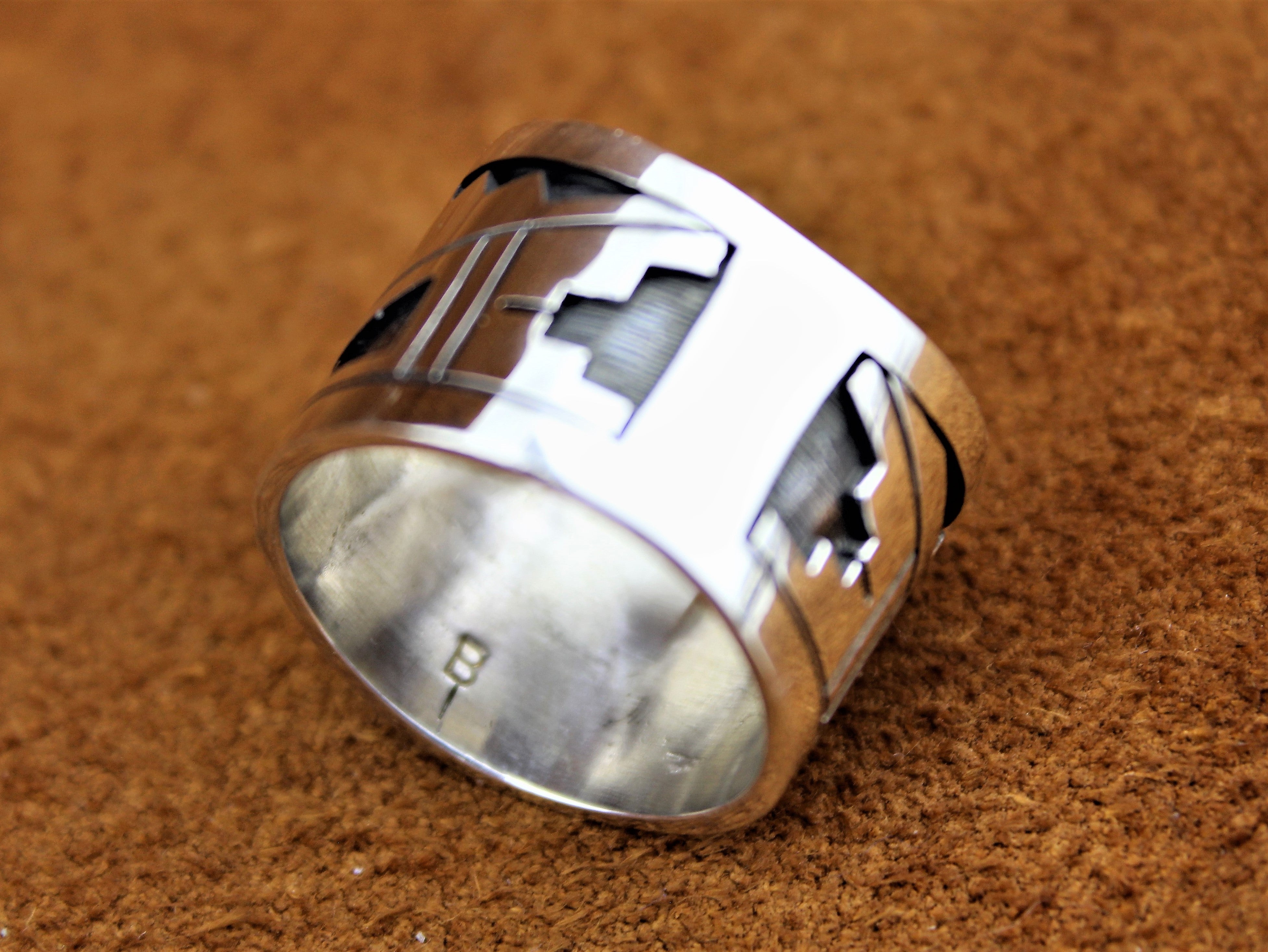 Berra Tawahongva Sun and Clouds Sterling Ring