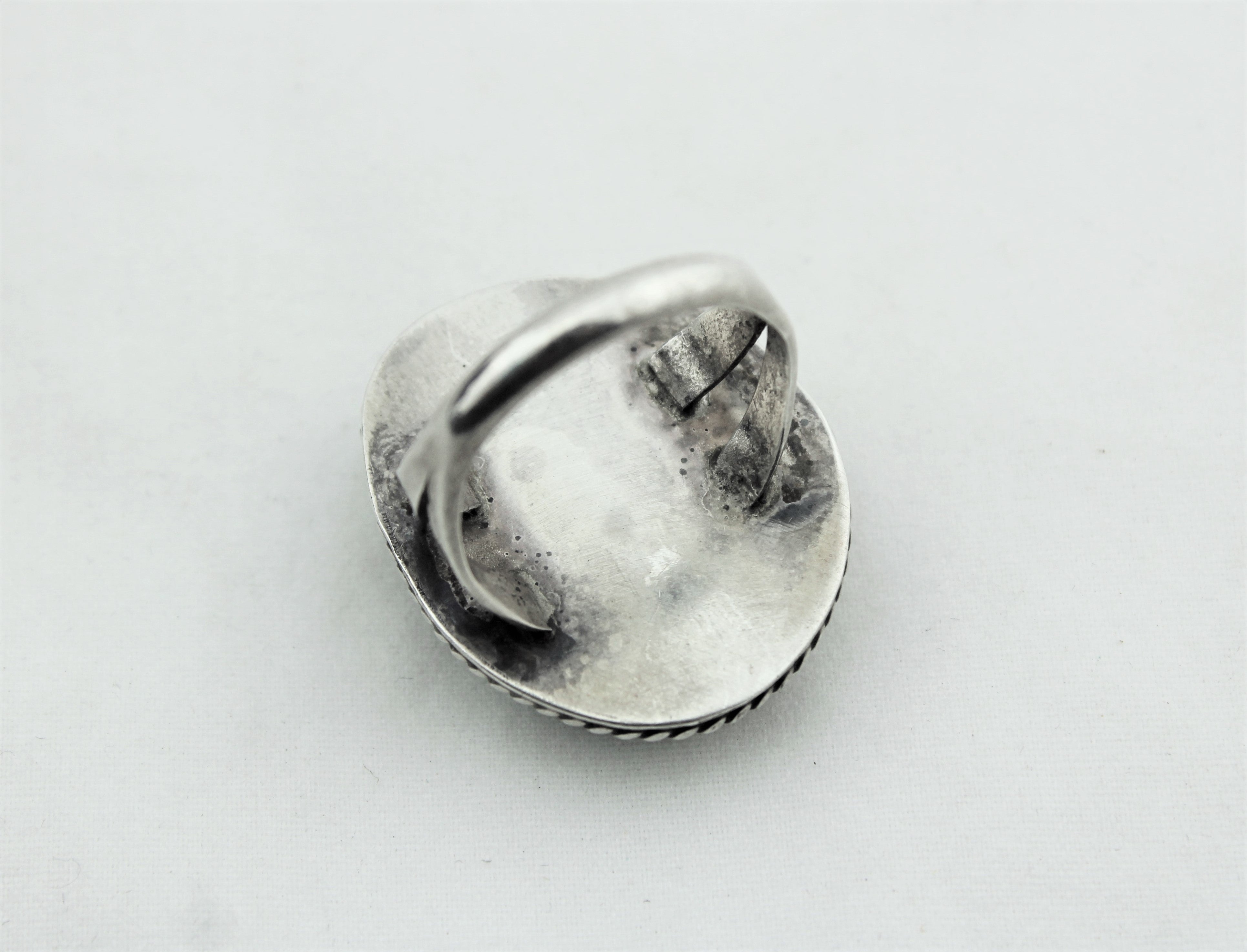 Native American Sterling Silver Turquoise Ring