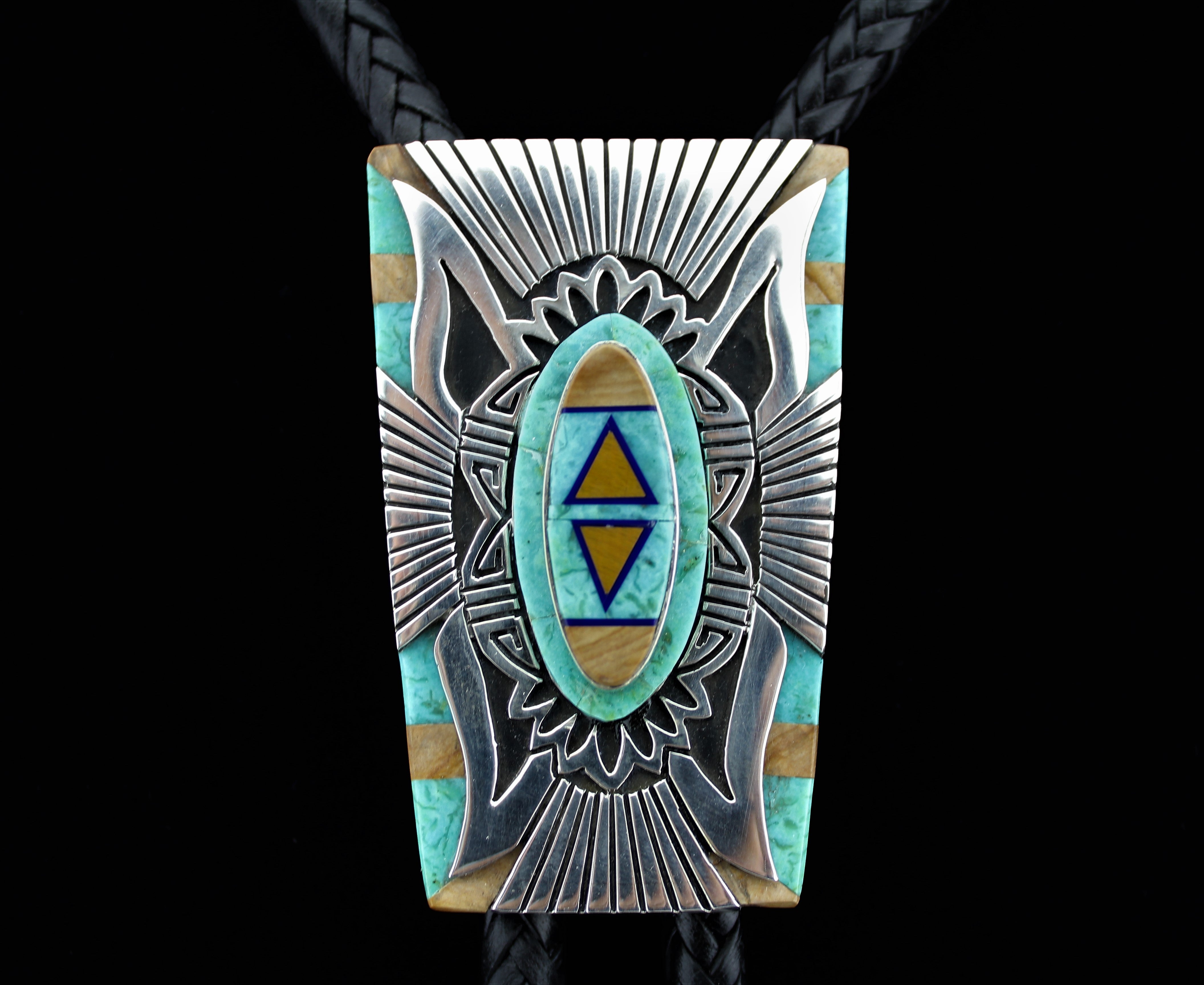 Abraham Begay Contemporary Bolo Tie