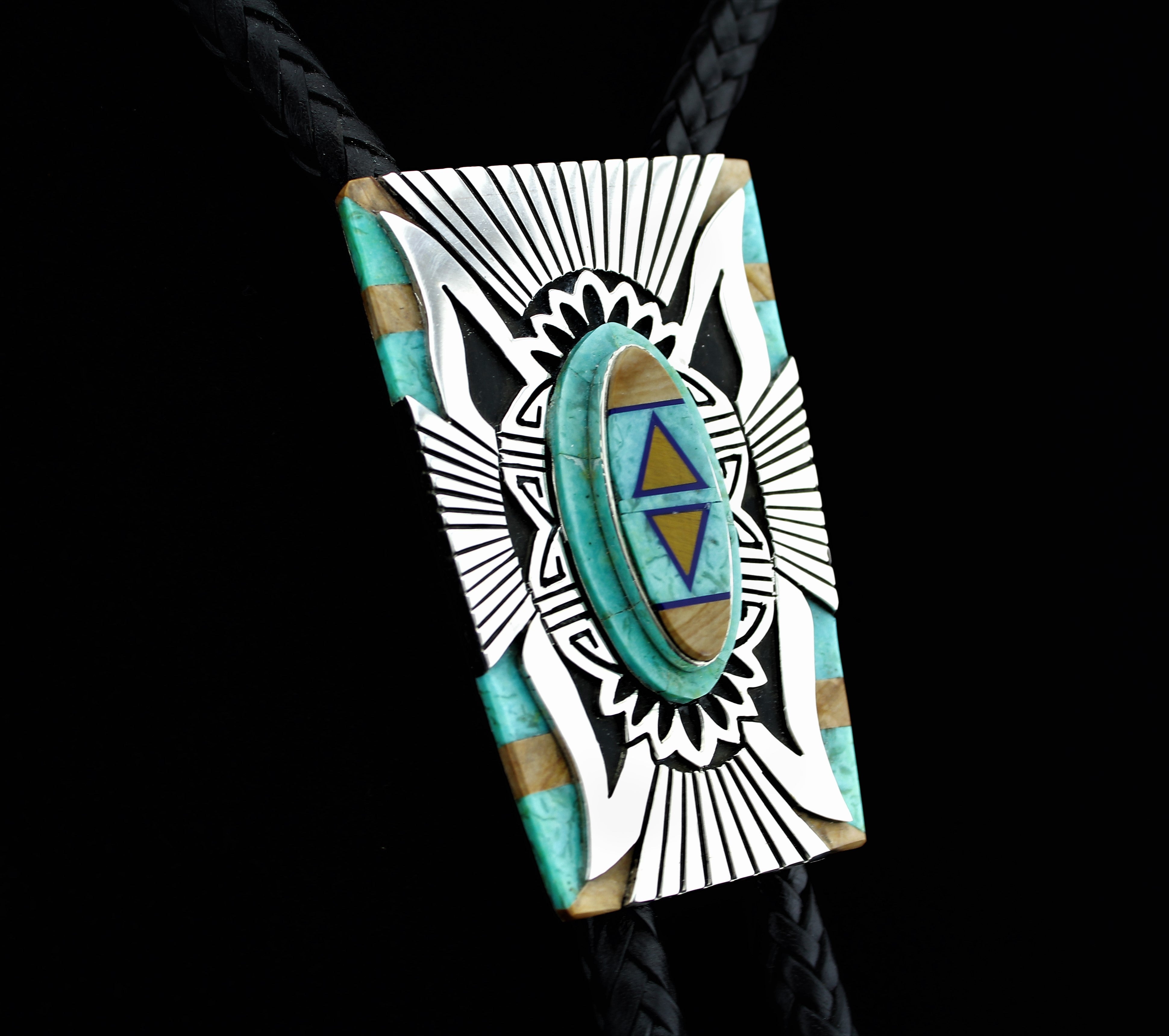 Abraham Begay Contemporary Bolo Tie