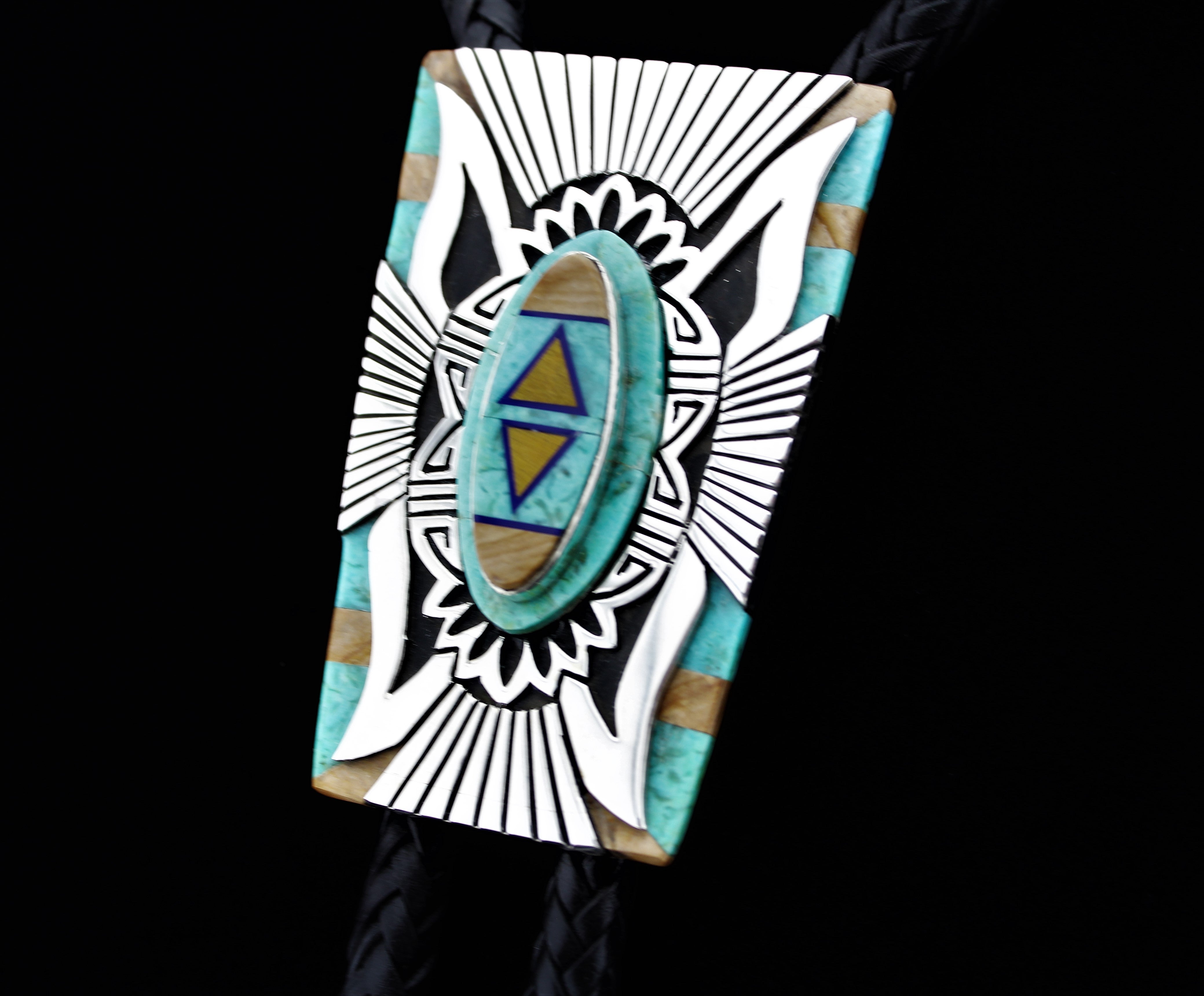 Abraham Begay Contemporary Bolo Tie