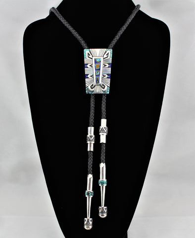 Abraham Begay Contemporary Bolo Tie