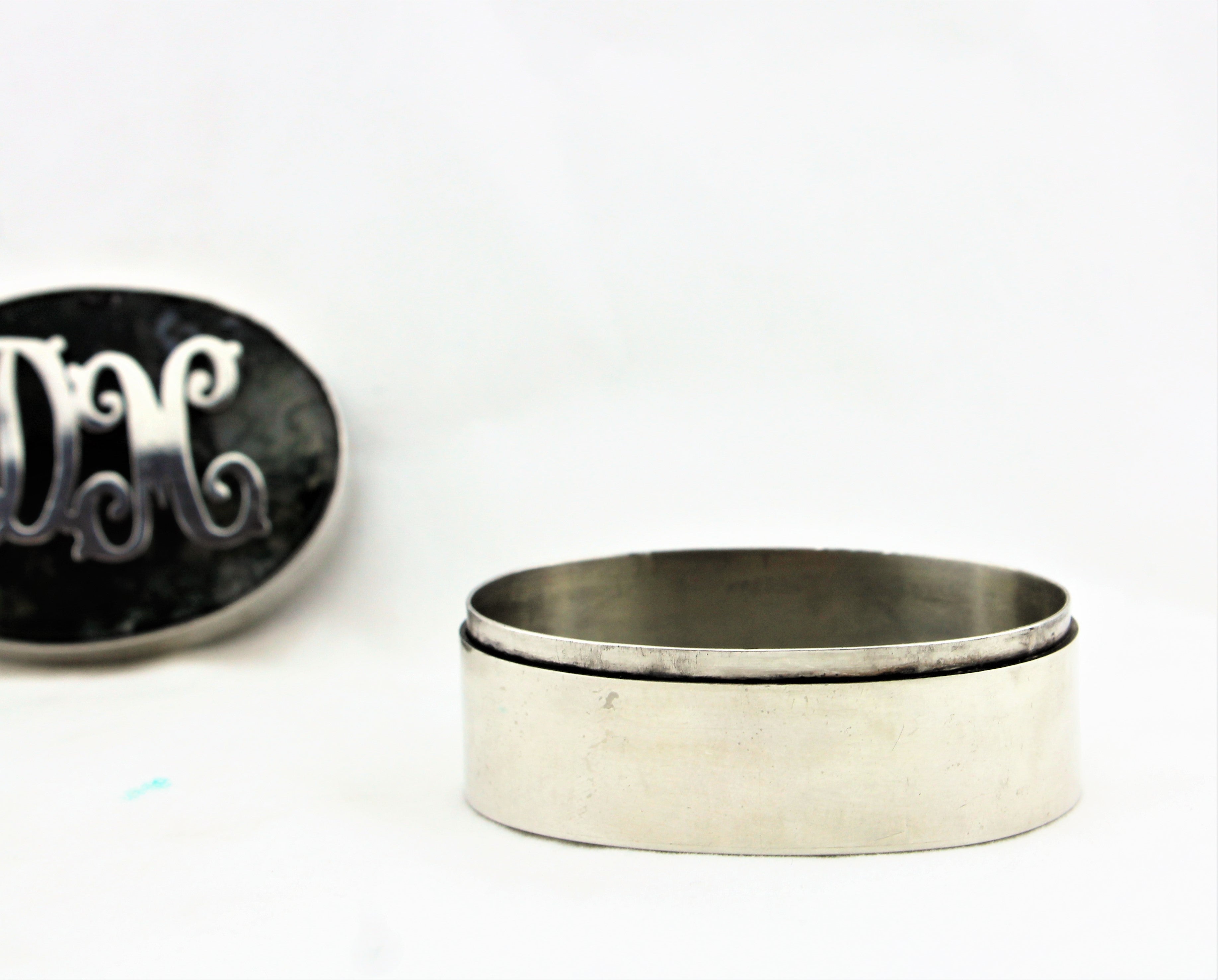 Sterling Silver Mossy Agate Box