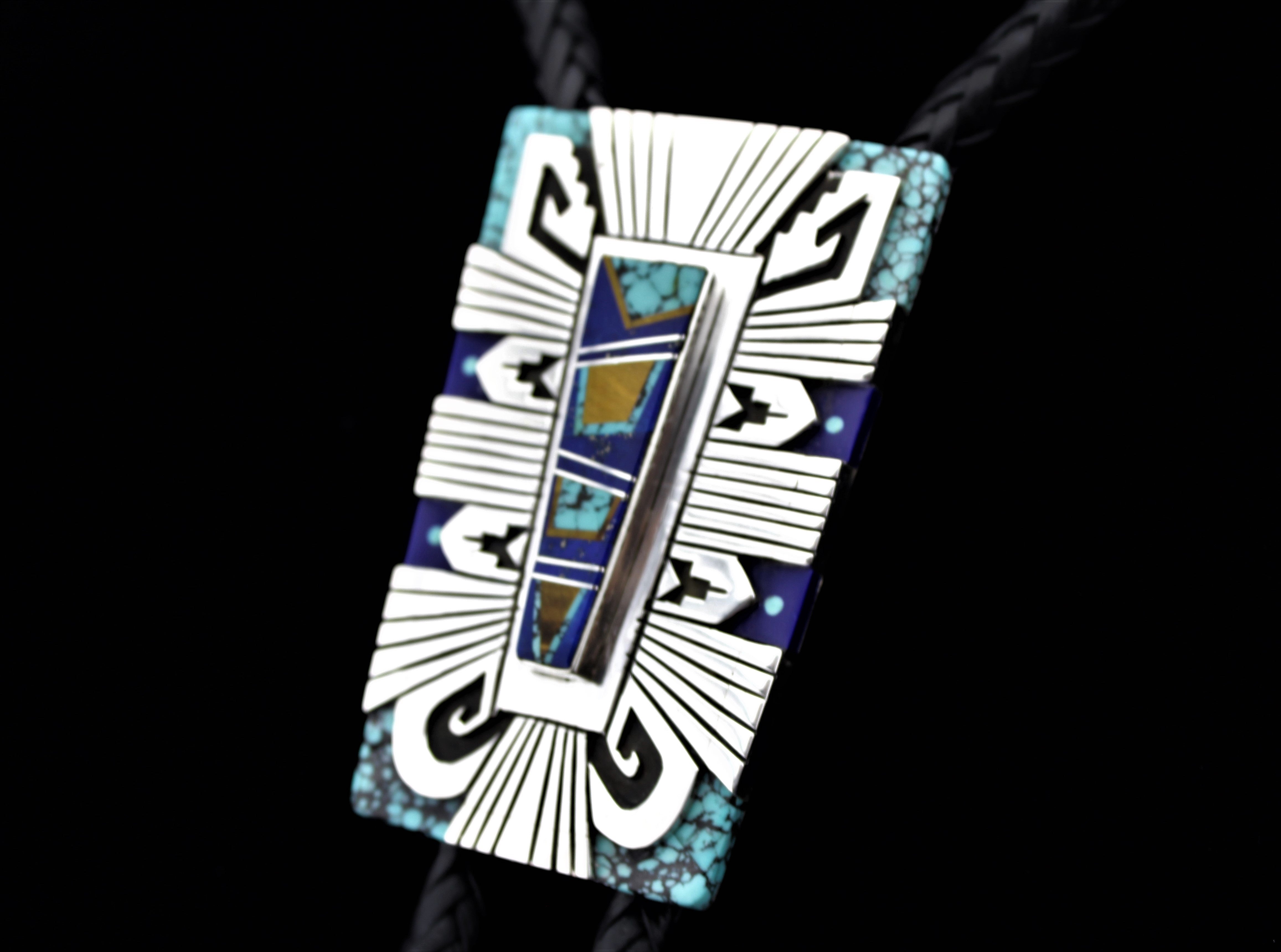 Abraham Begay Contemporary Bolo Tie