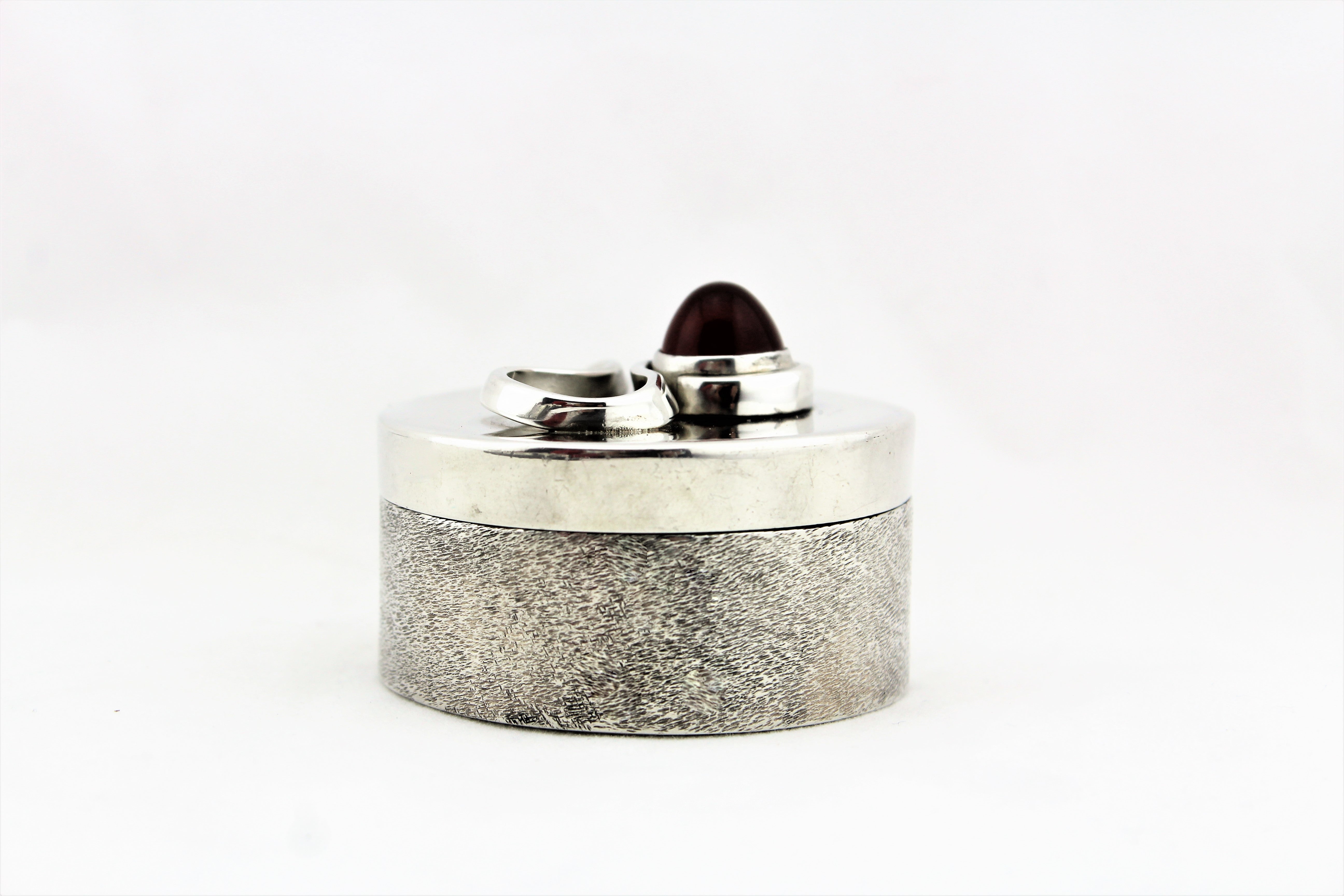Sterling Silver Snuff Box