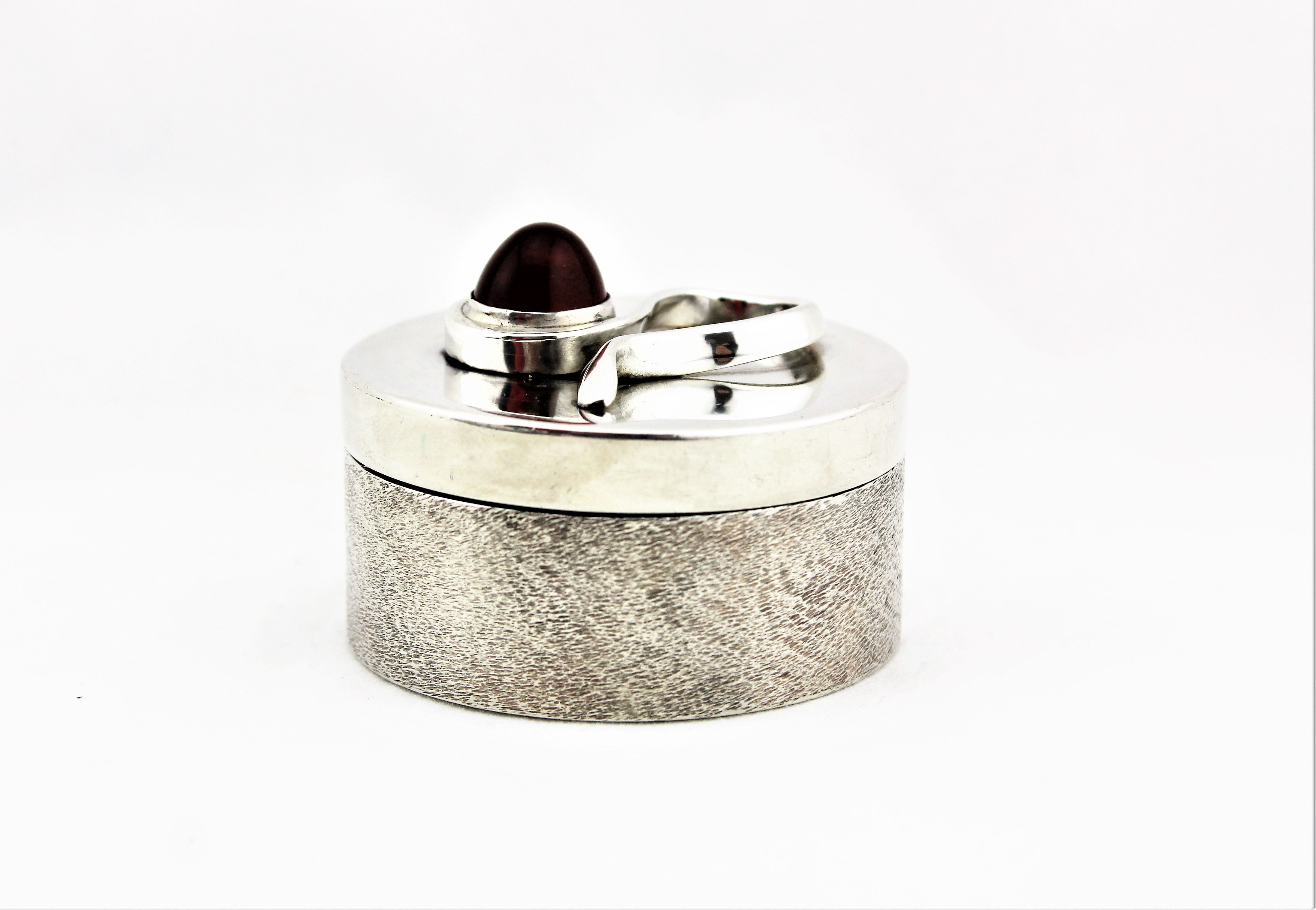 Sterling Silver Snuff Box