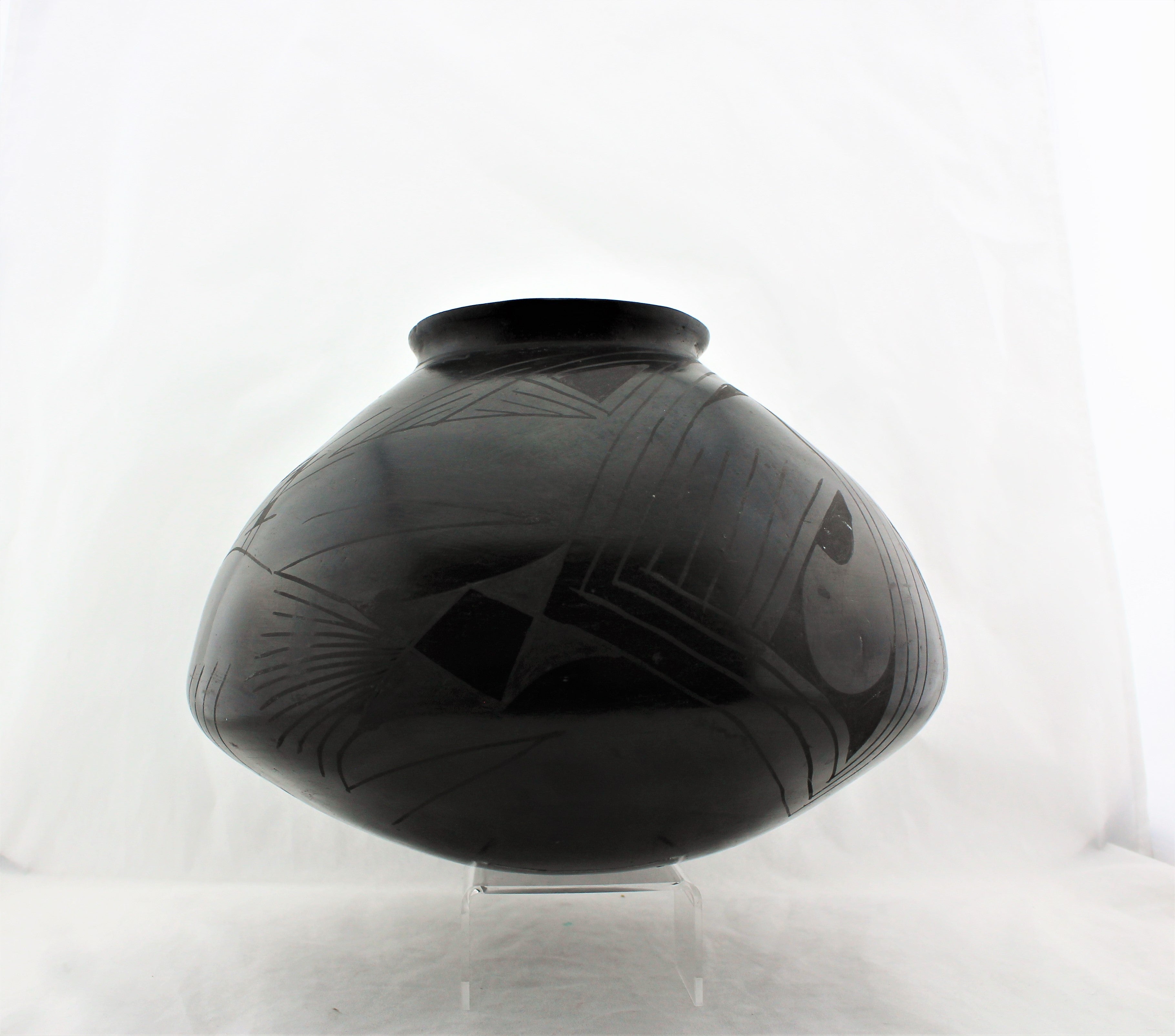 Southwest Blackware Pottery Jar