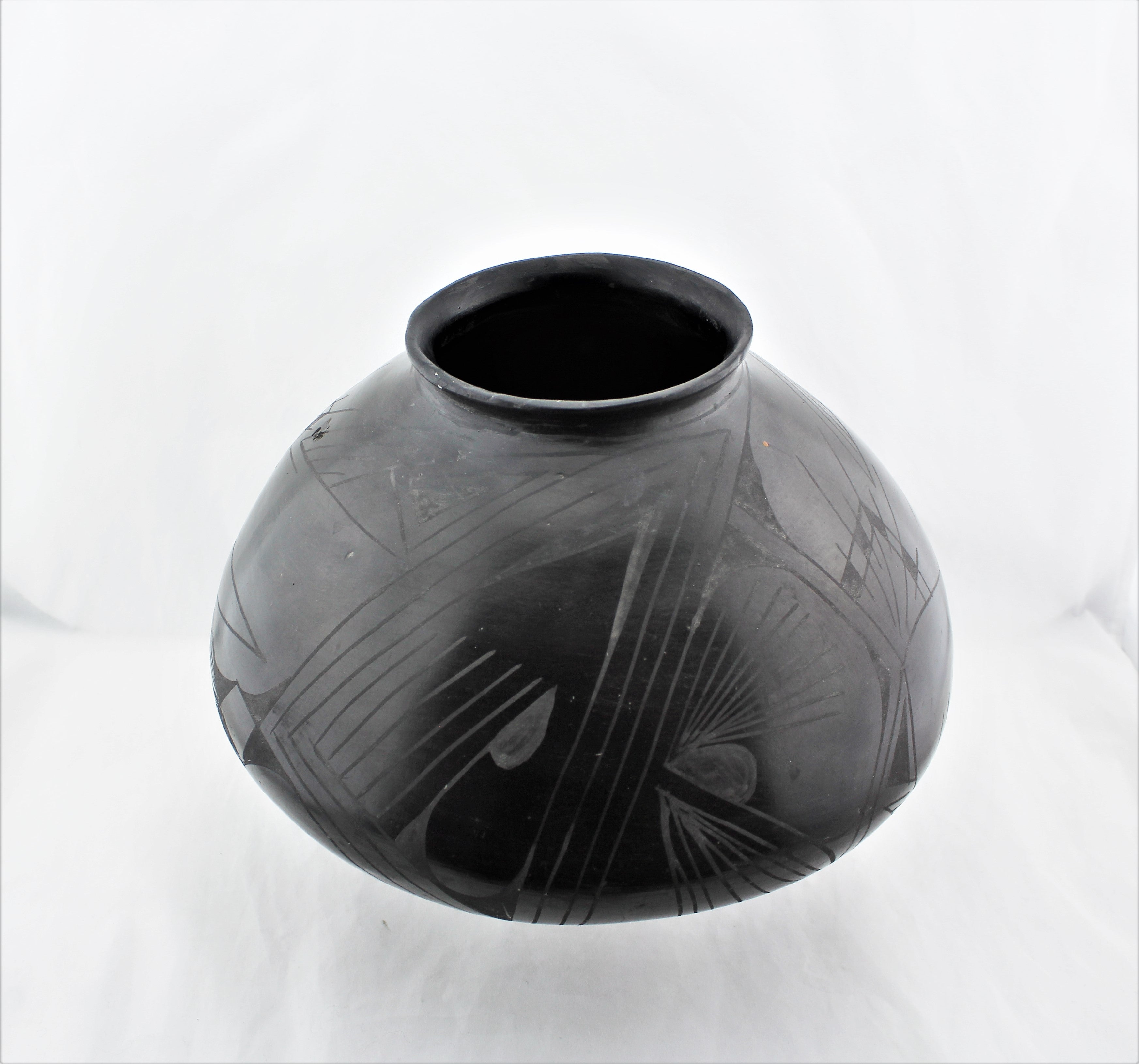 Southwest Blackware Pottery Jar