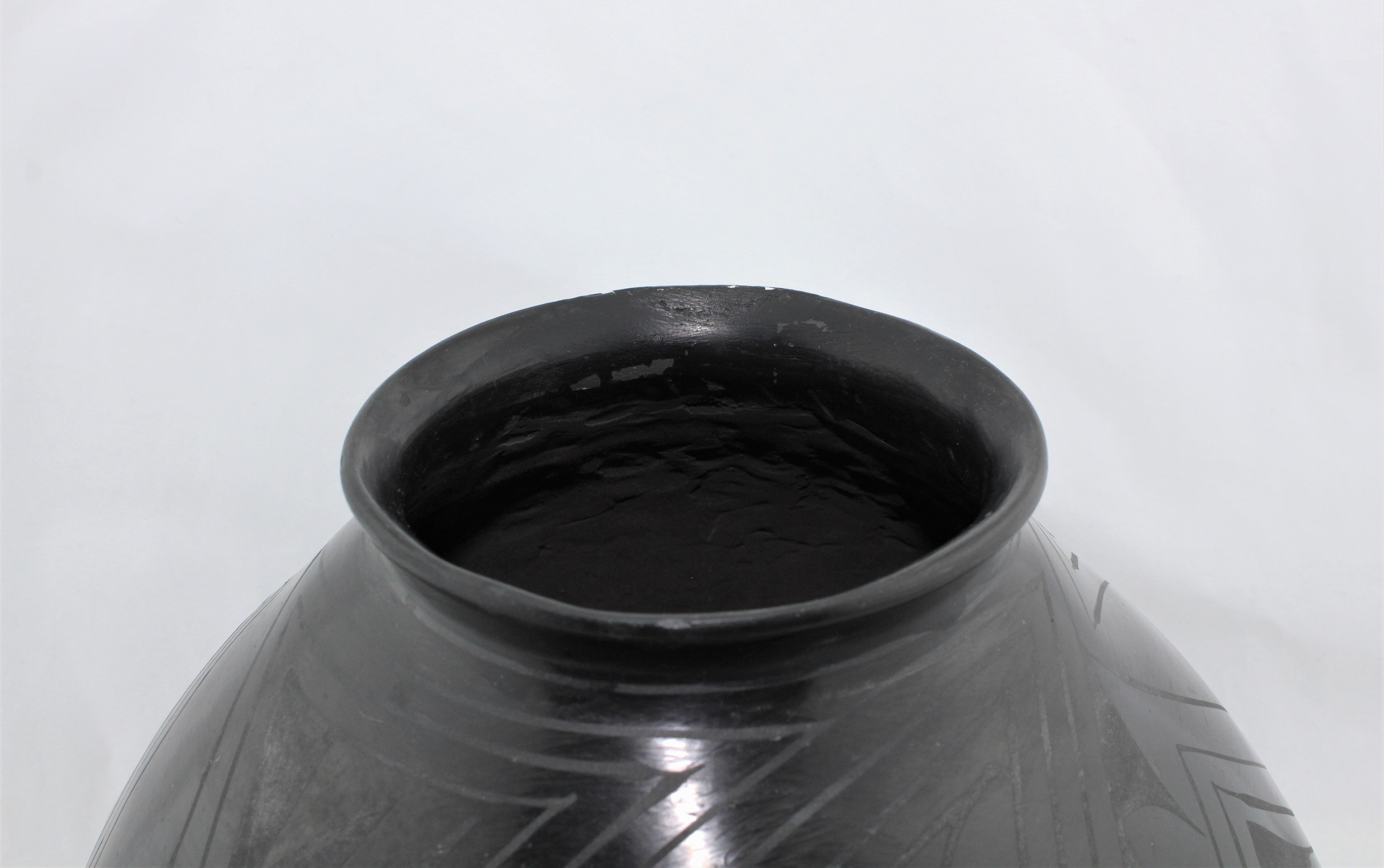 Southwest Blackware Pottery Jar
