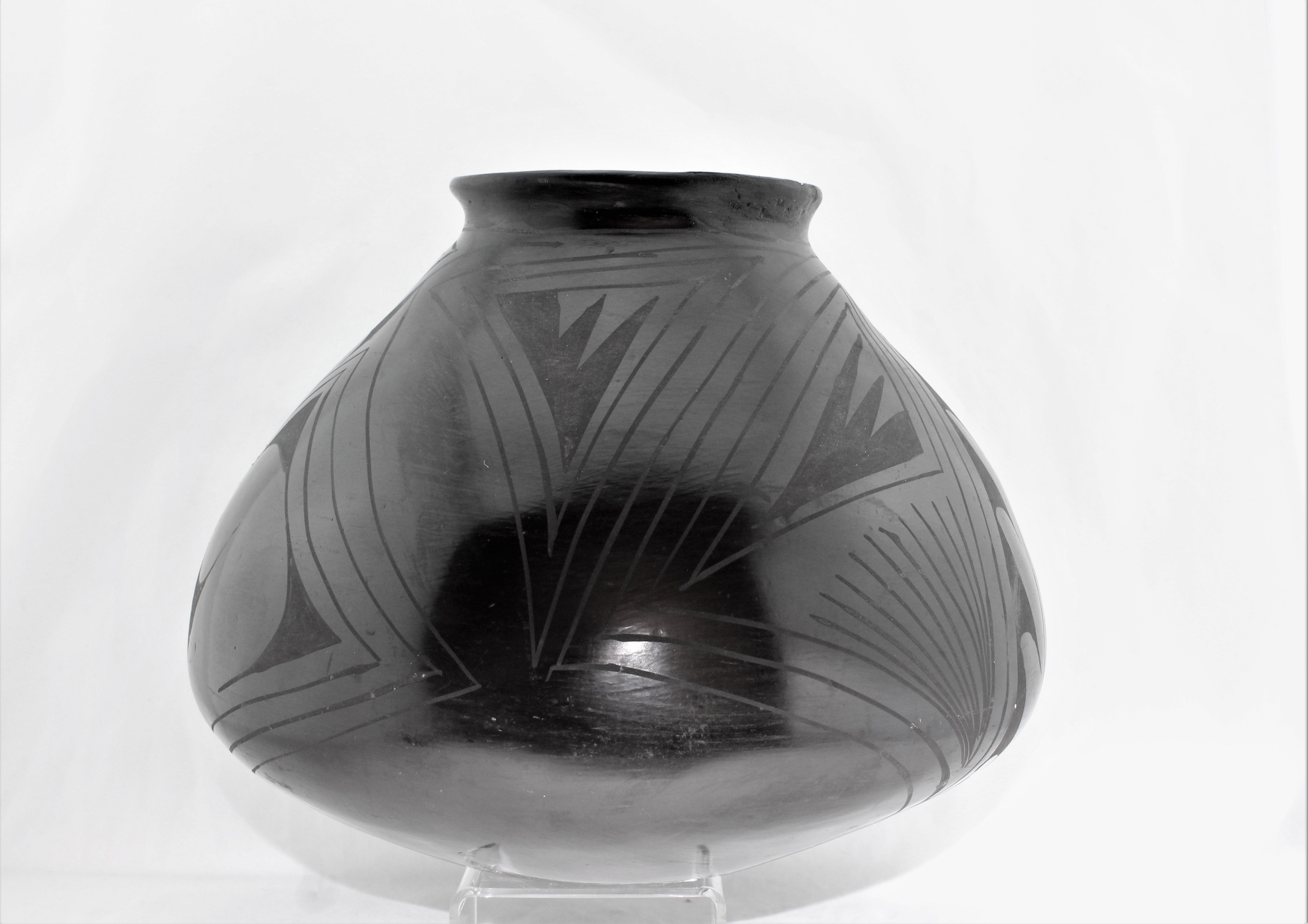 Southwest Blackware Pottery Jar