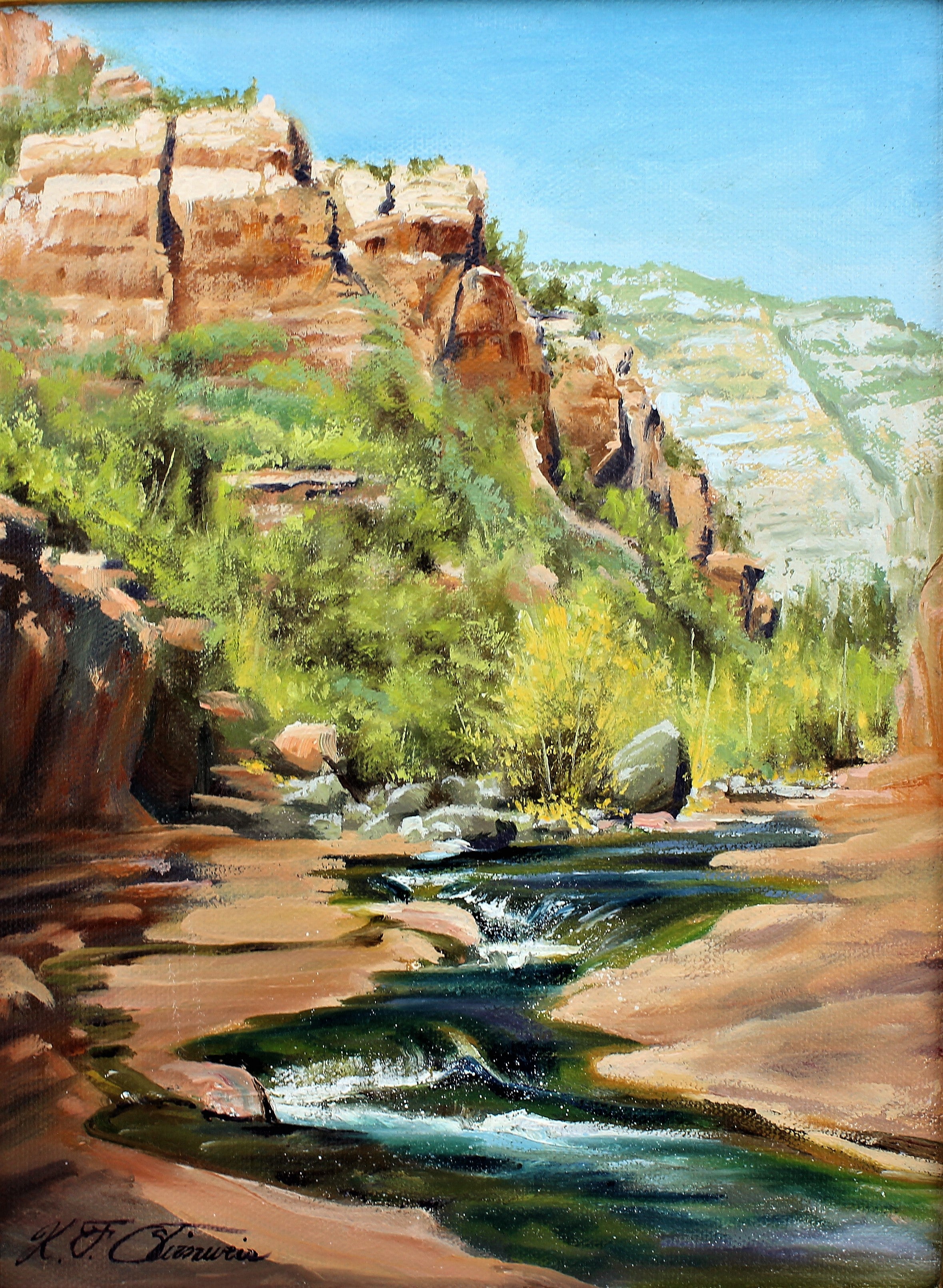 Original Oak Creek Canyon Painting