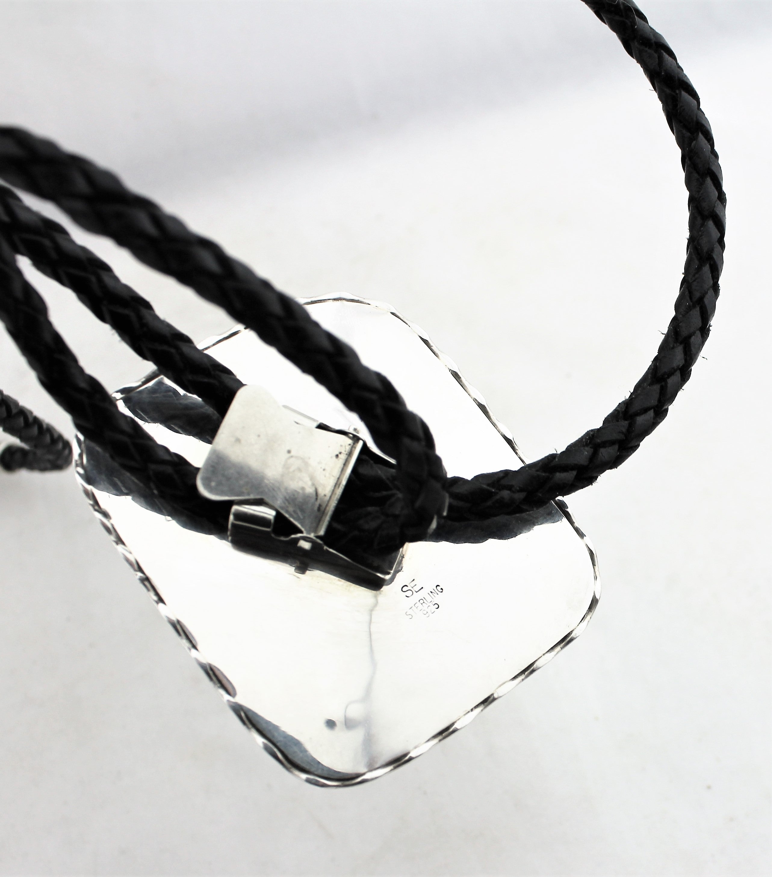 Sam Edsitty Coral Bolo Tie