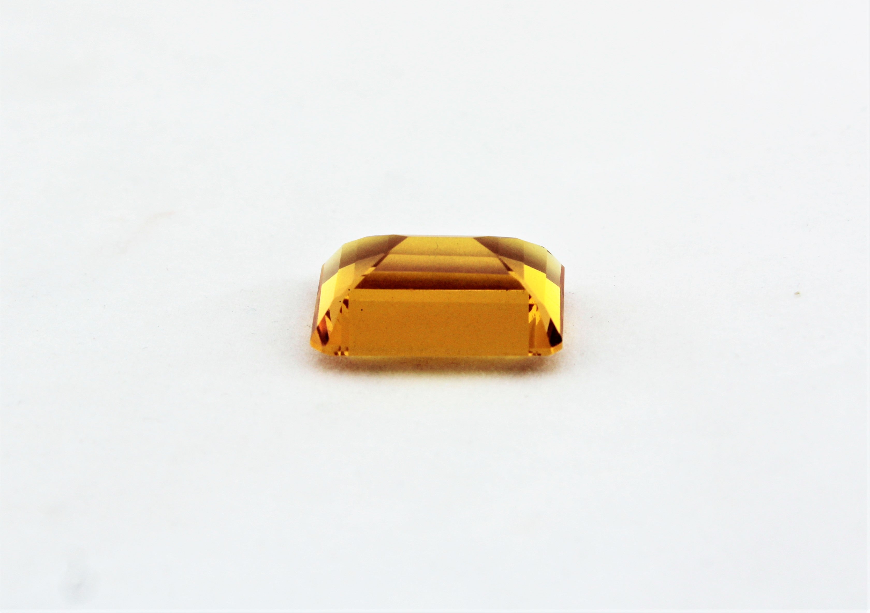 Certified Emerald Cut Citrine