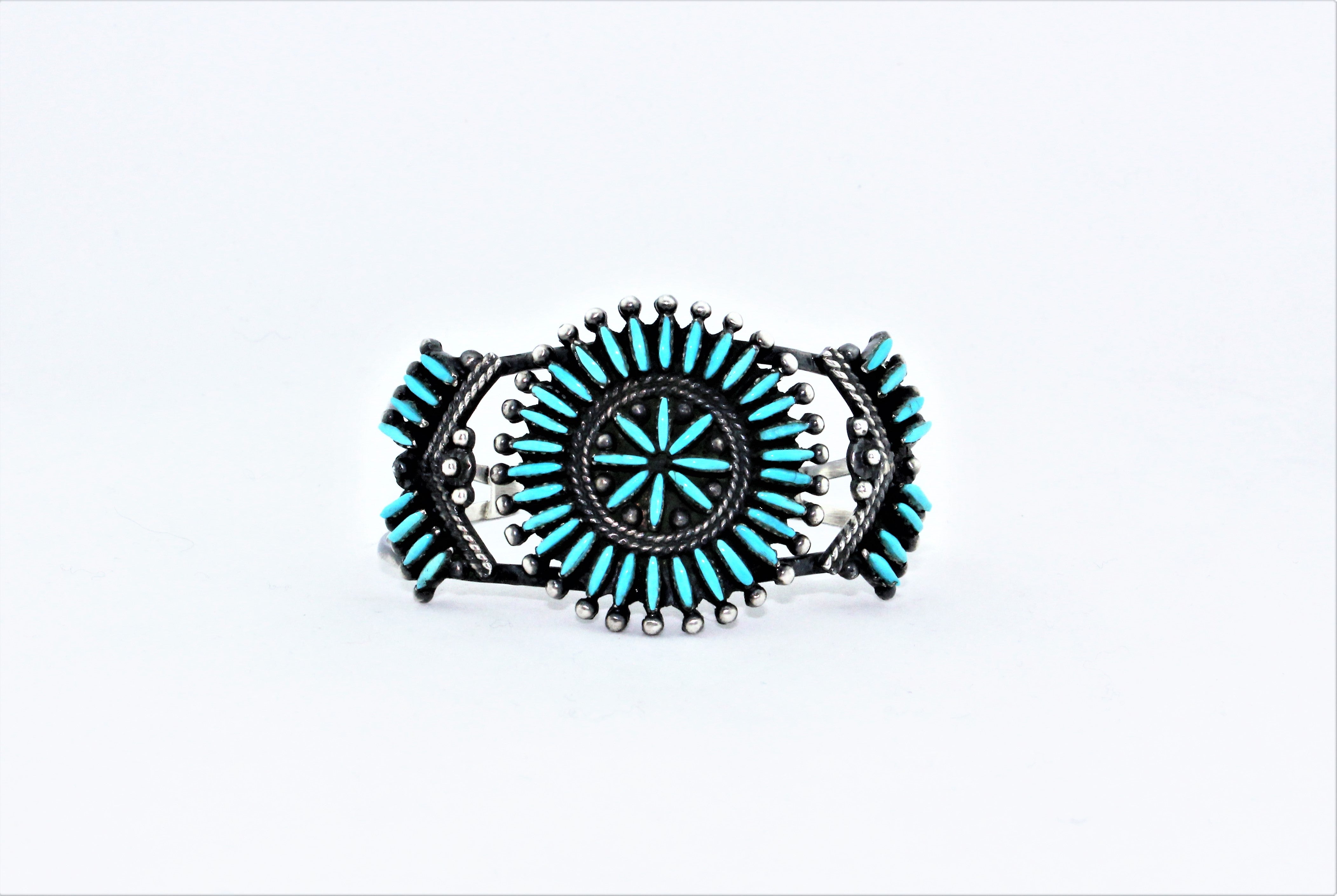 Zuni Needlepoint Cluster Bracelet