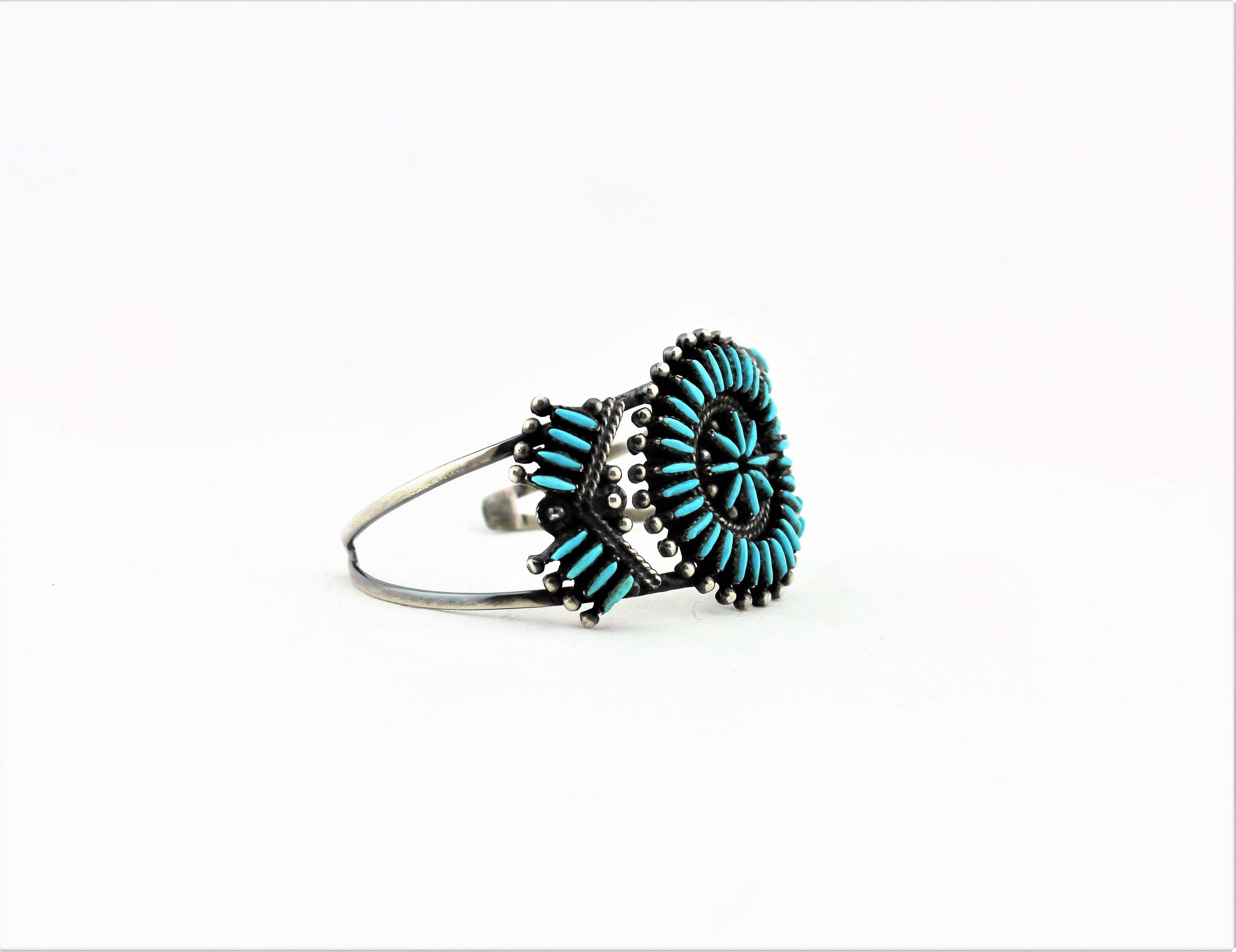 Zuni Needlepoint Cluster Bracelet