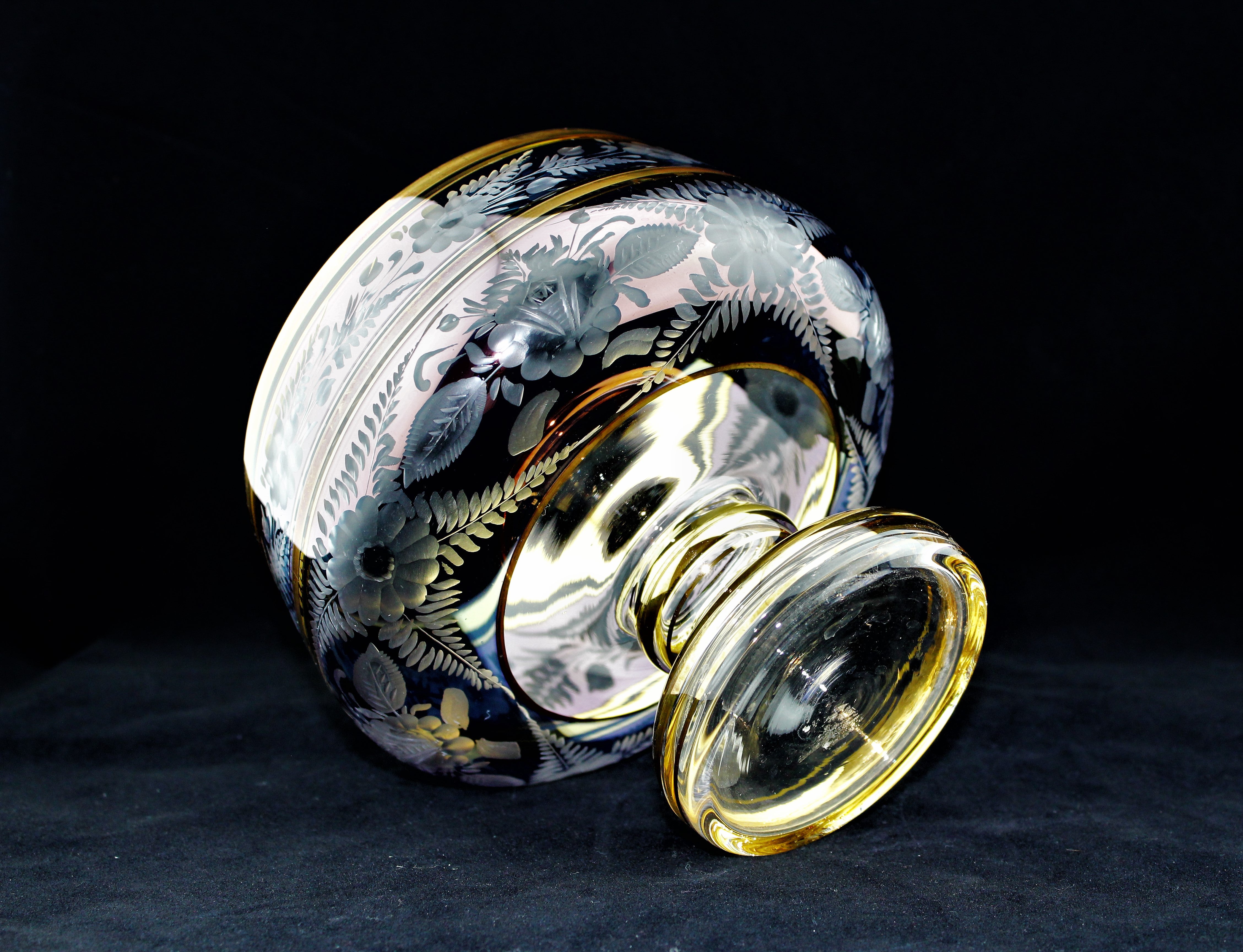 Mirea Czech Glass Bowl