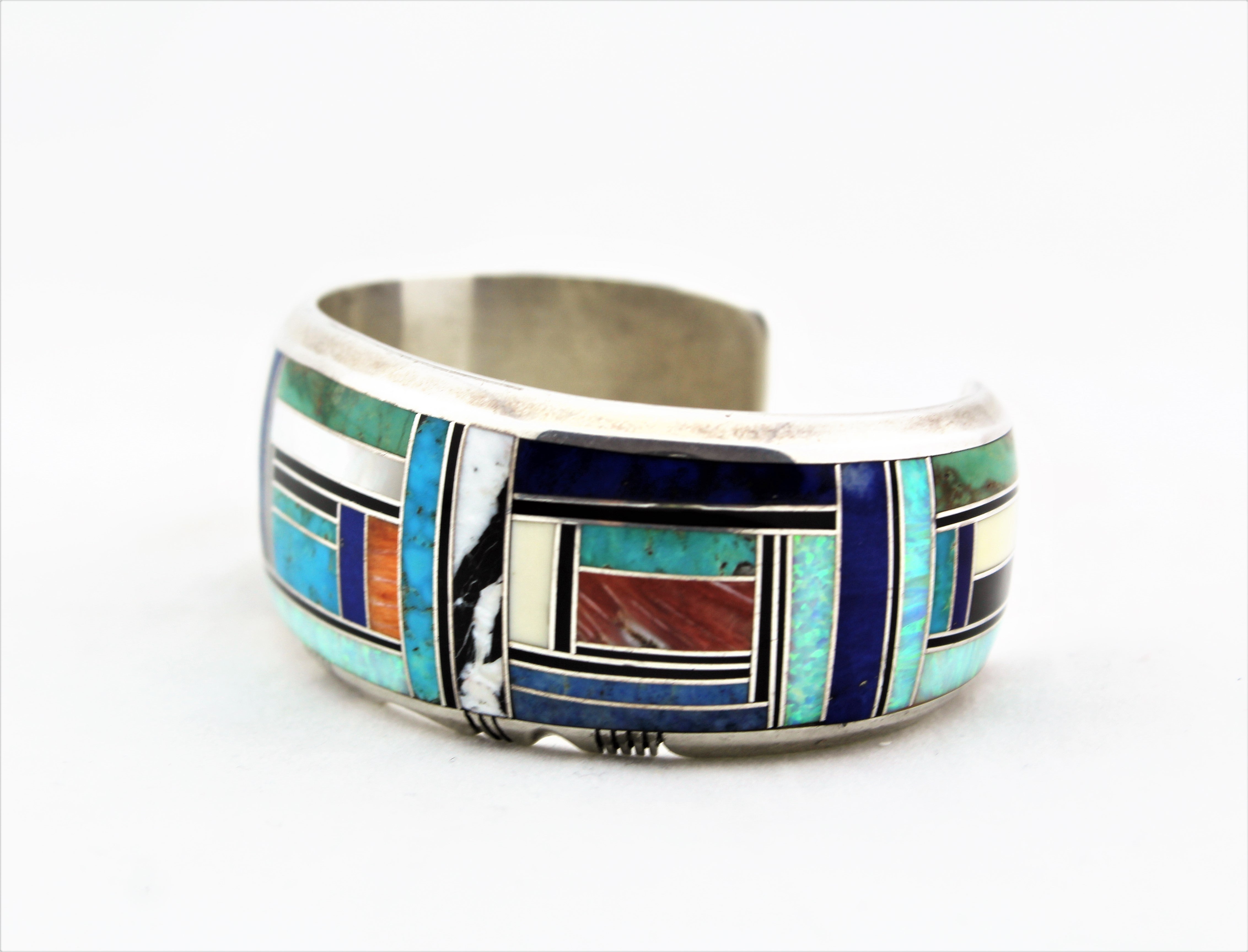 Gilbert Nelson Navajo Inlaid Bracelet