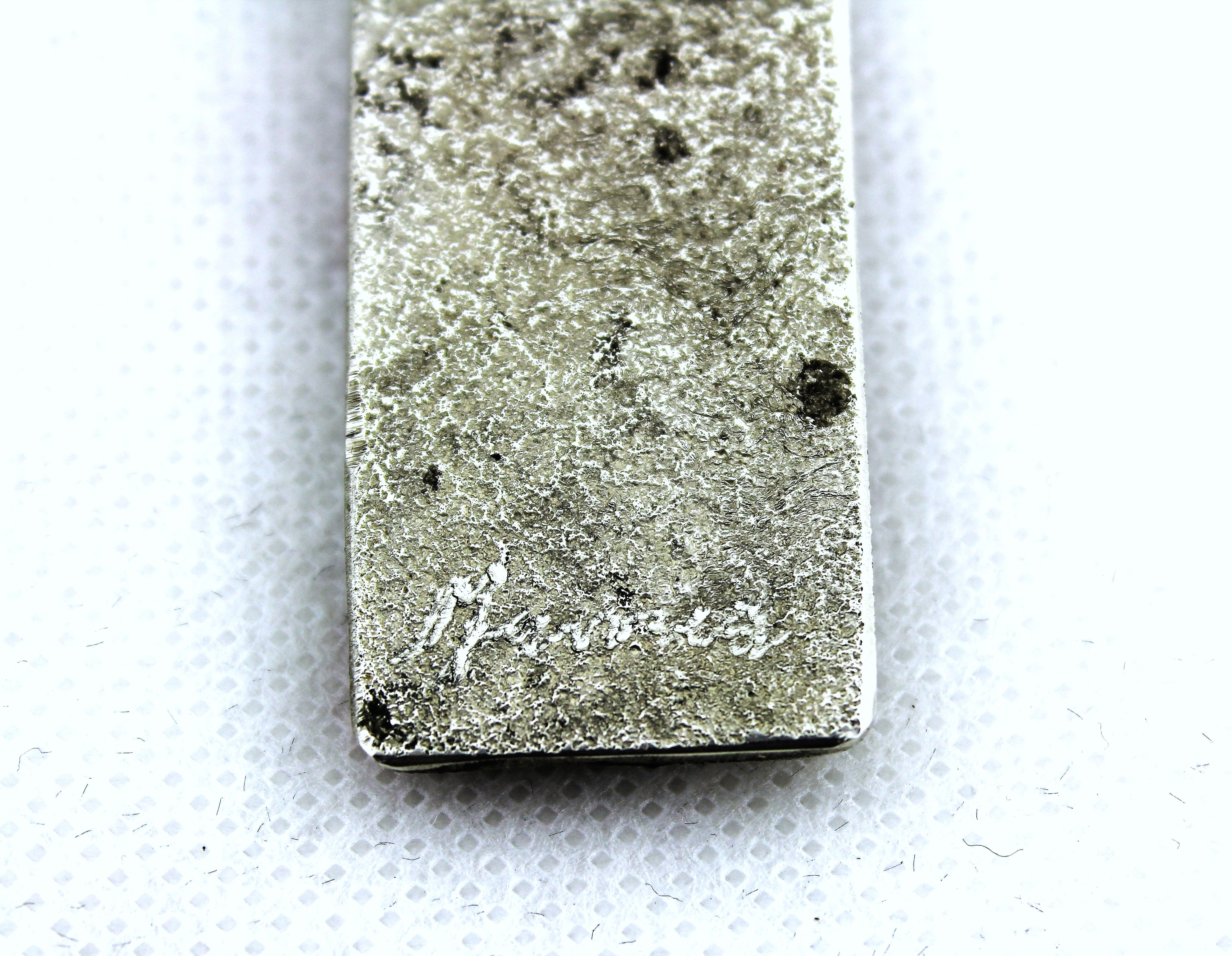 Tufa Cast Sterling Silver and Coral Pendant