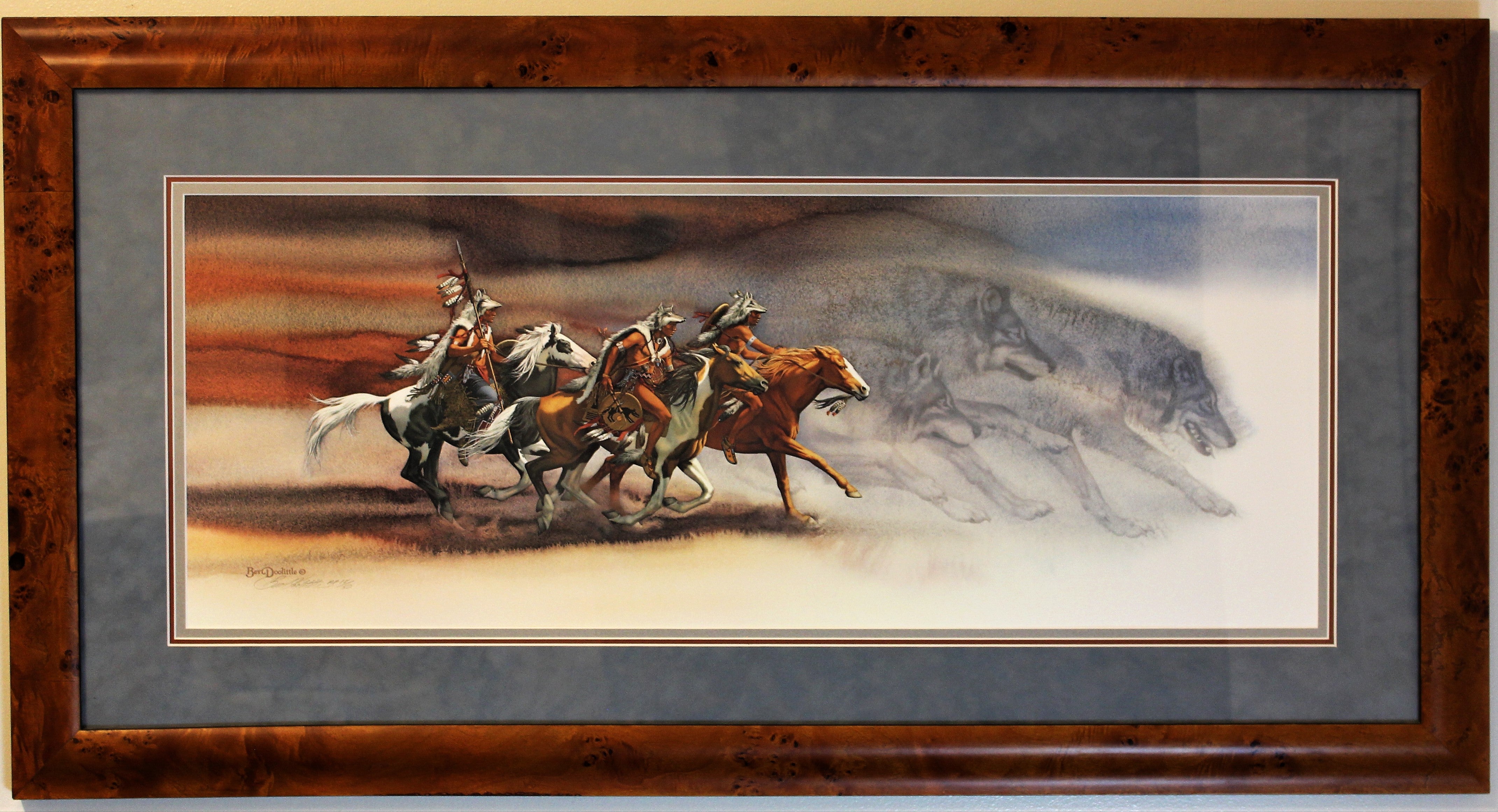 Wolves of The Crow Artists Proof by Bev Doolittle