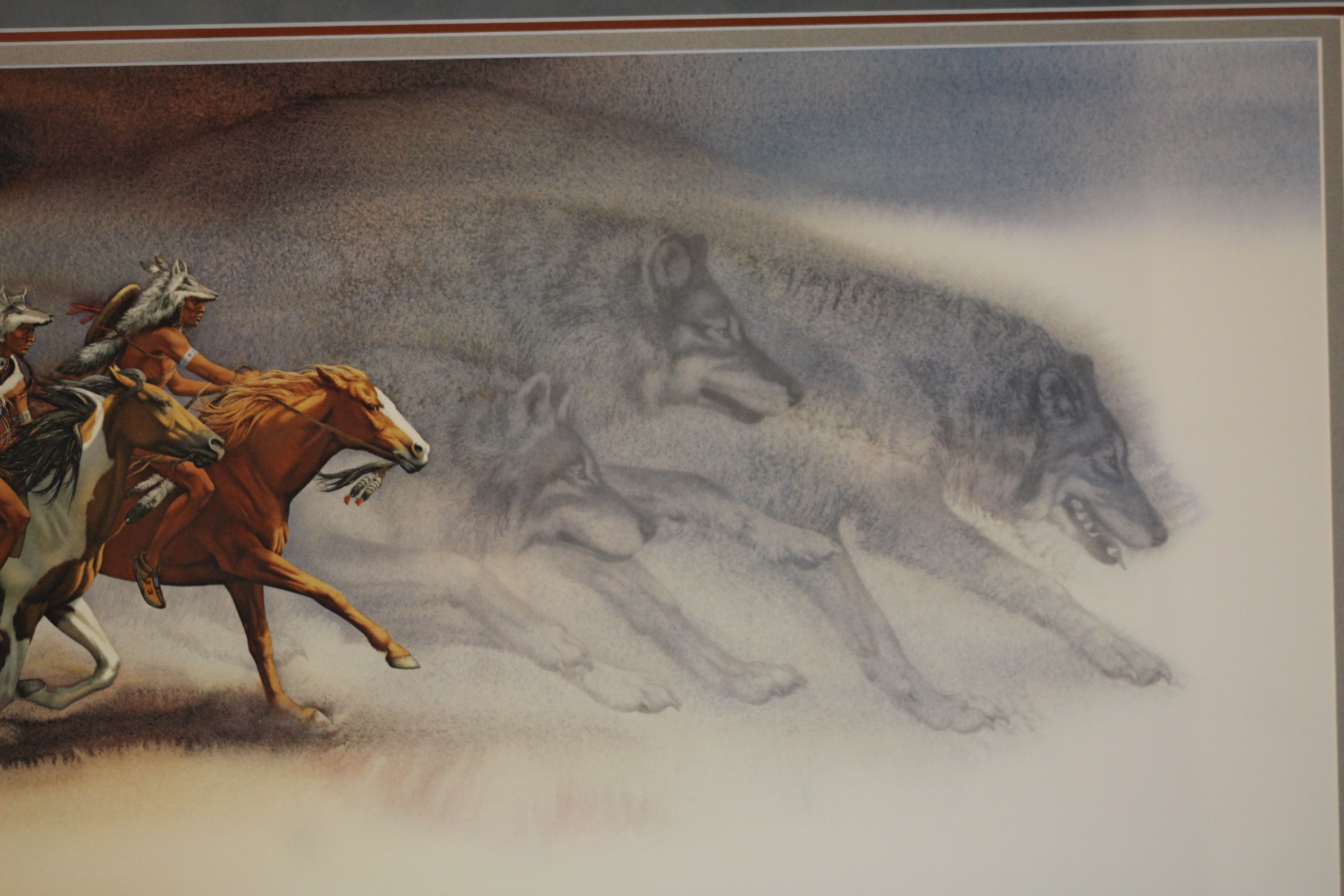 Wolves of The Crow Artists Proof by Bev Doolittle