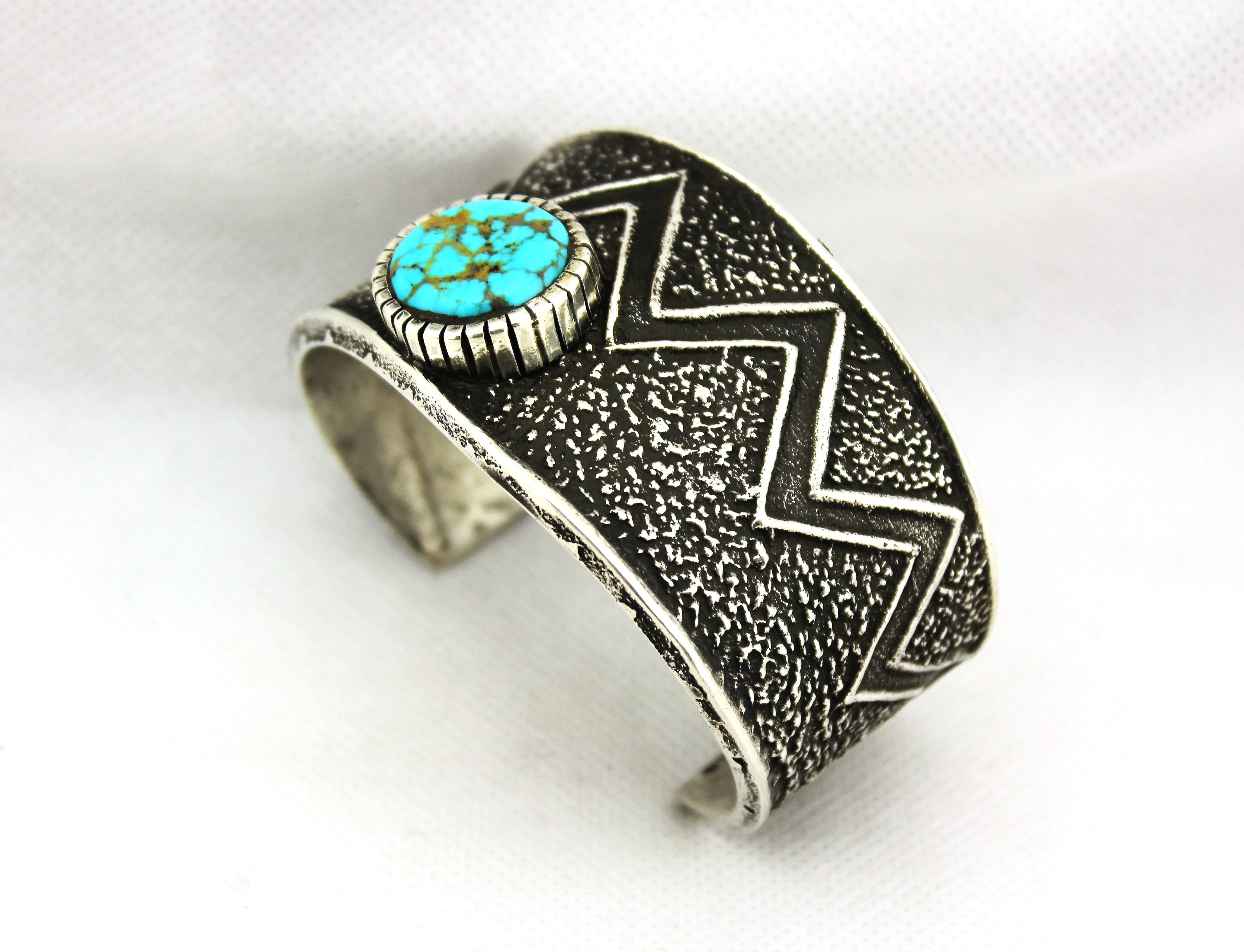 Tufa Cast Sterling Silver Bracelet