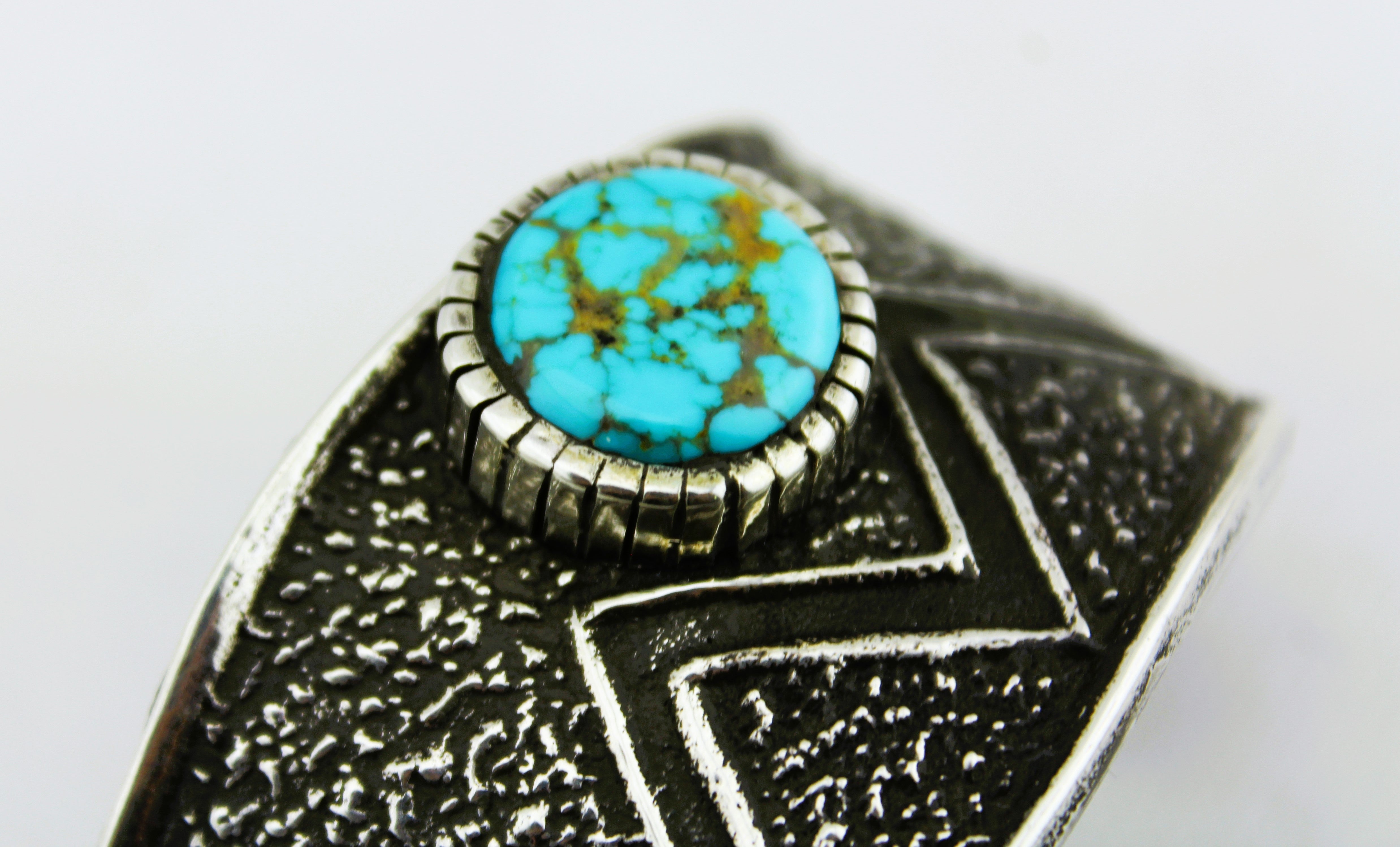 Tufa Cast Sterling Silver Bracelet