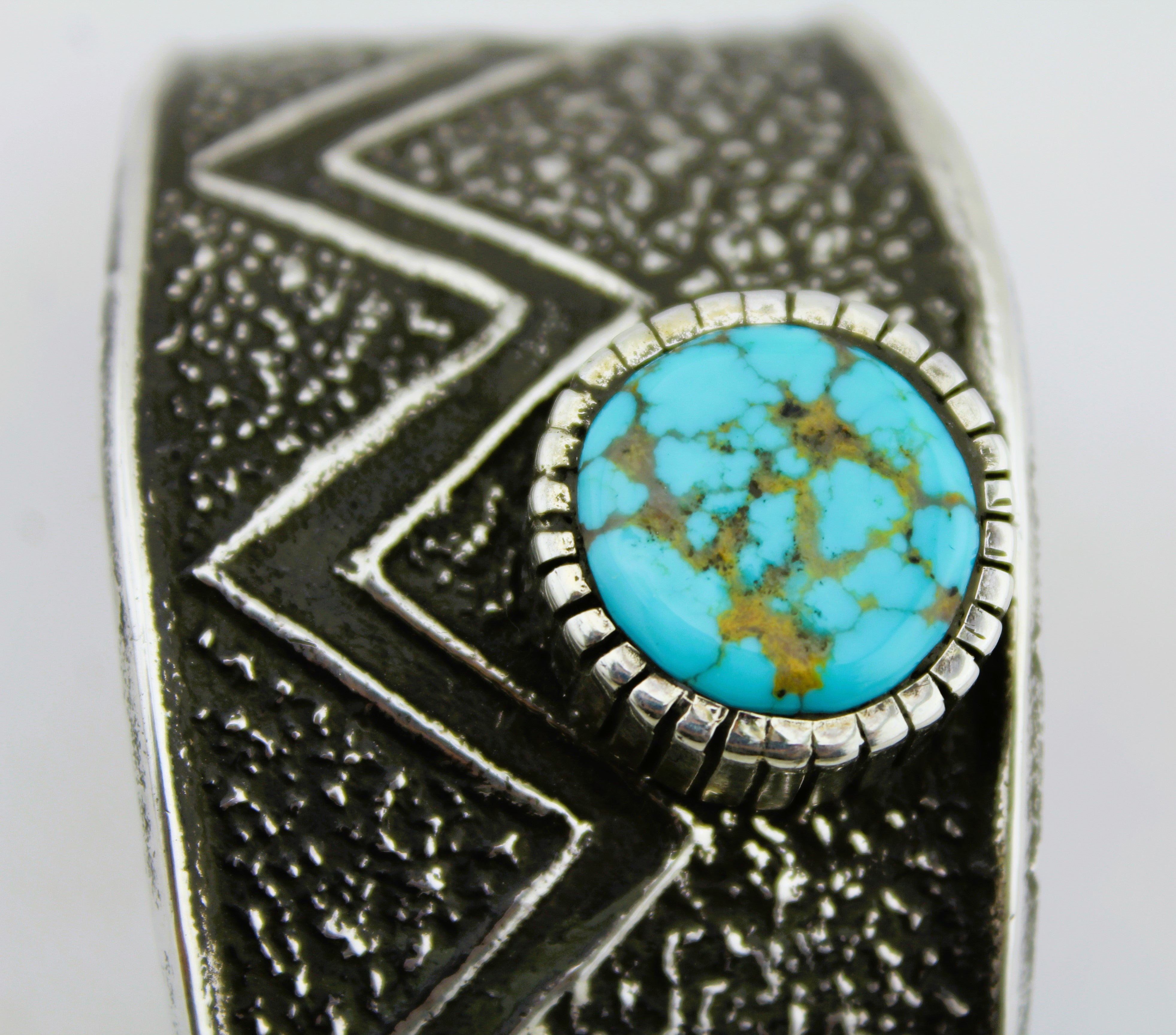 Tufa Cast Sterling Silver Bracelet