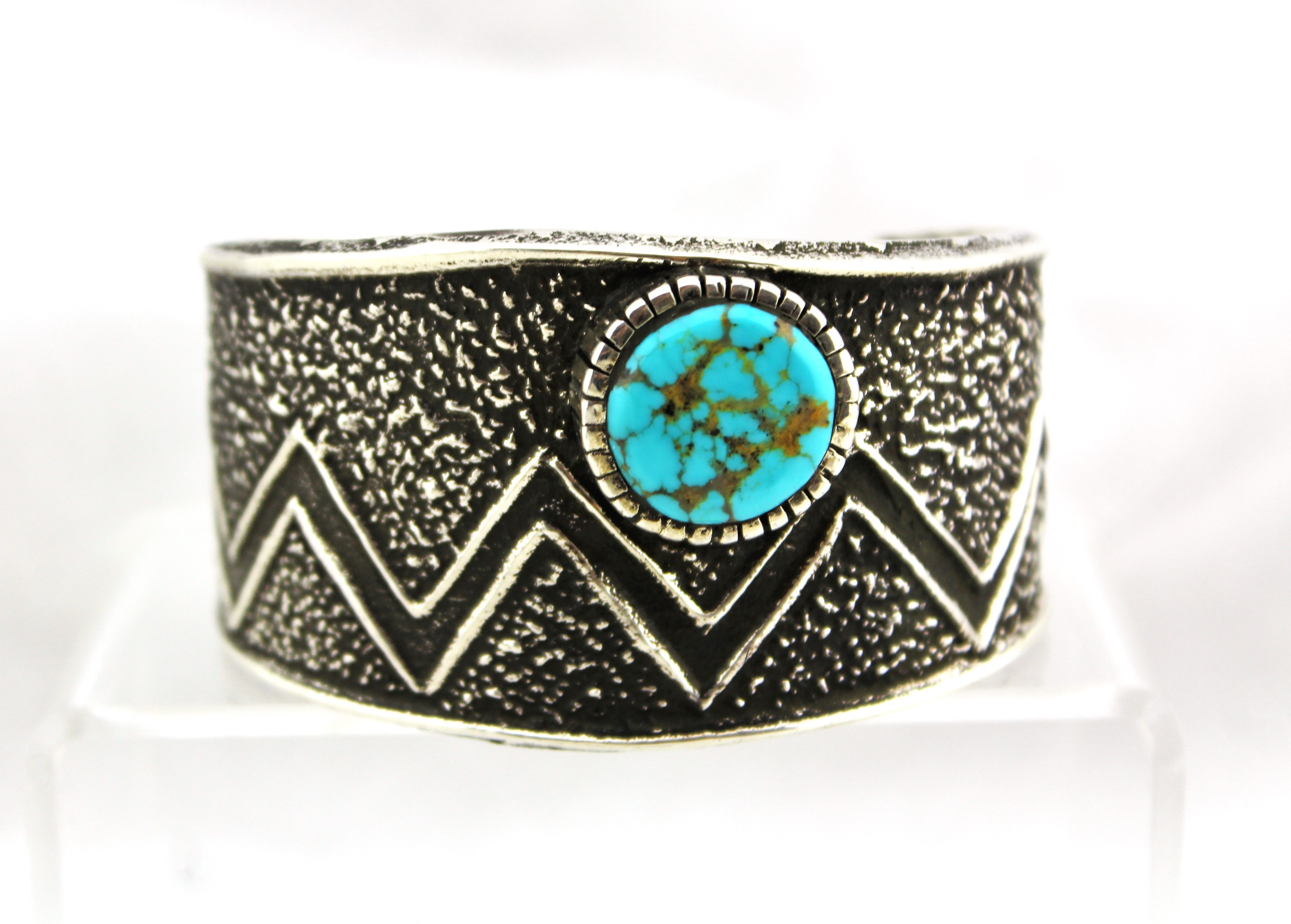 Tufa Cast Sterling Silver Bracelet