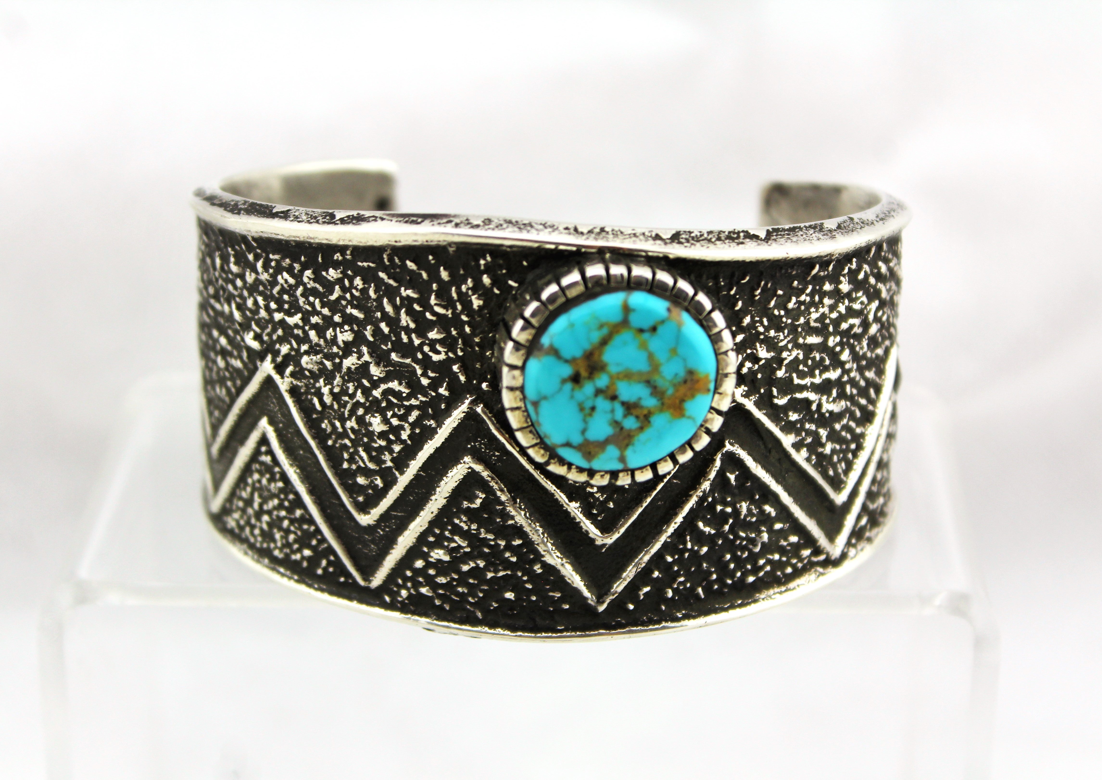 Tufa Cast Sterling Silver Bracelet