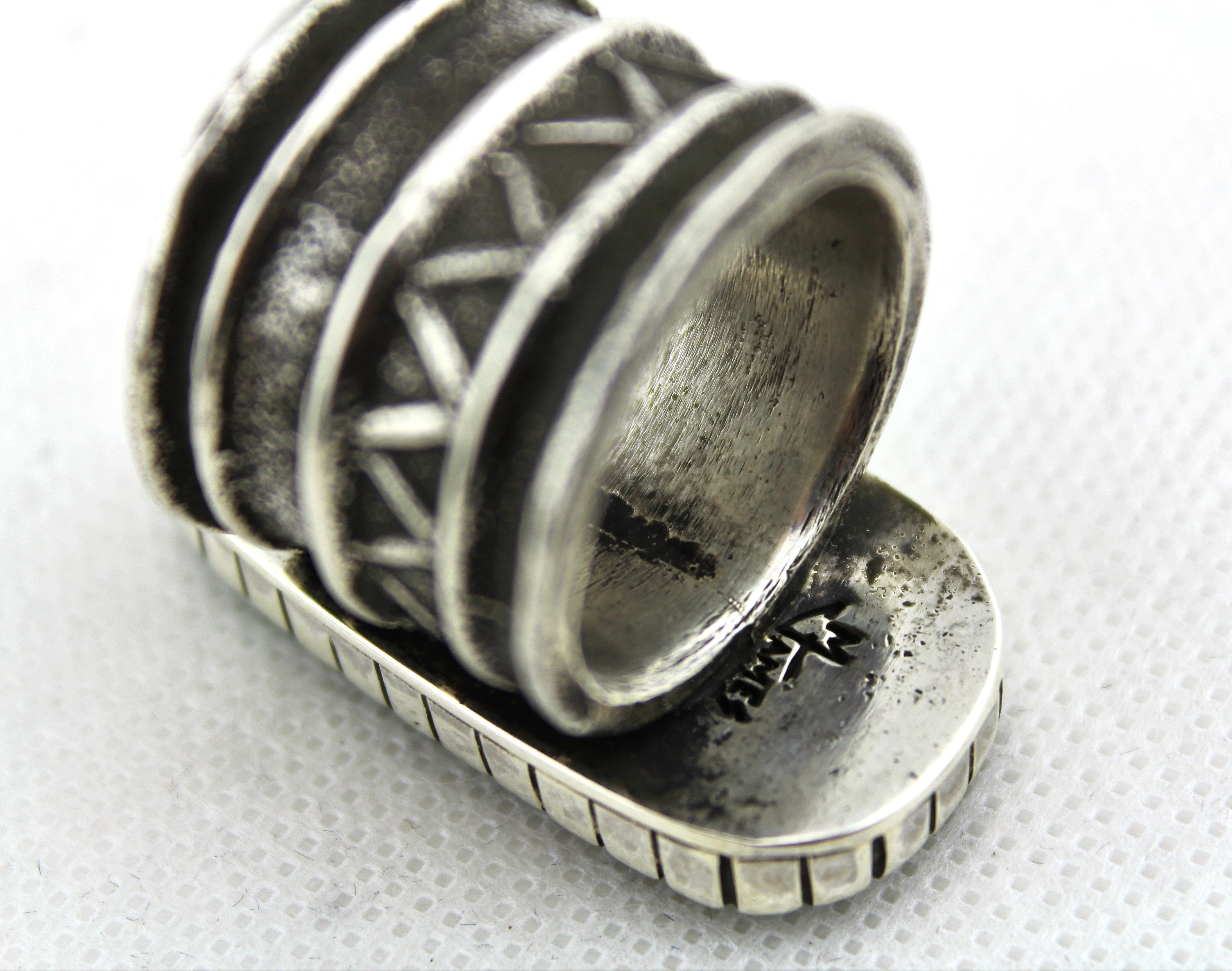 Large Tufa Cast Ring