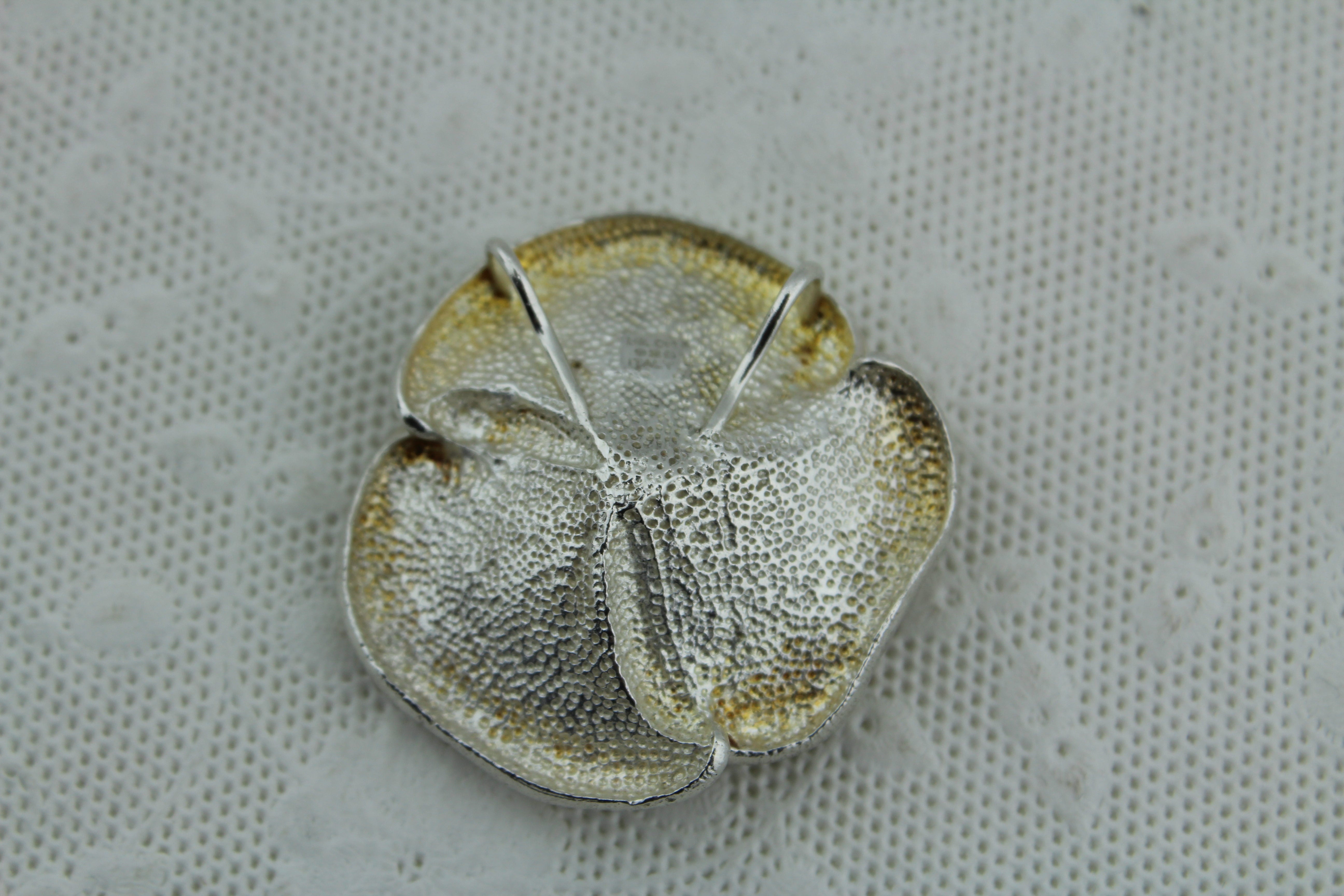 Sterling Silver Rose Pendant