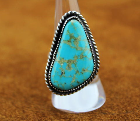 Merlin James Sterling Turquoise Ring