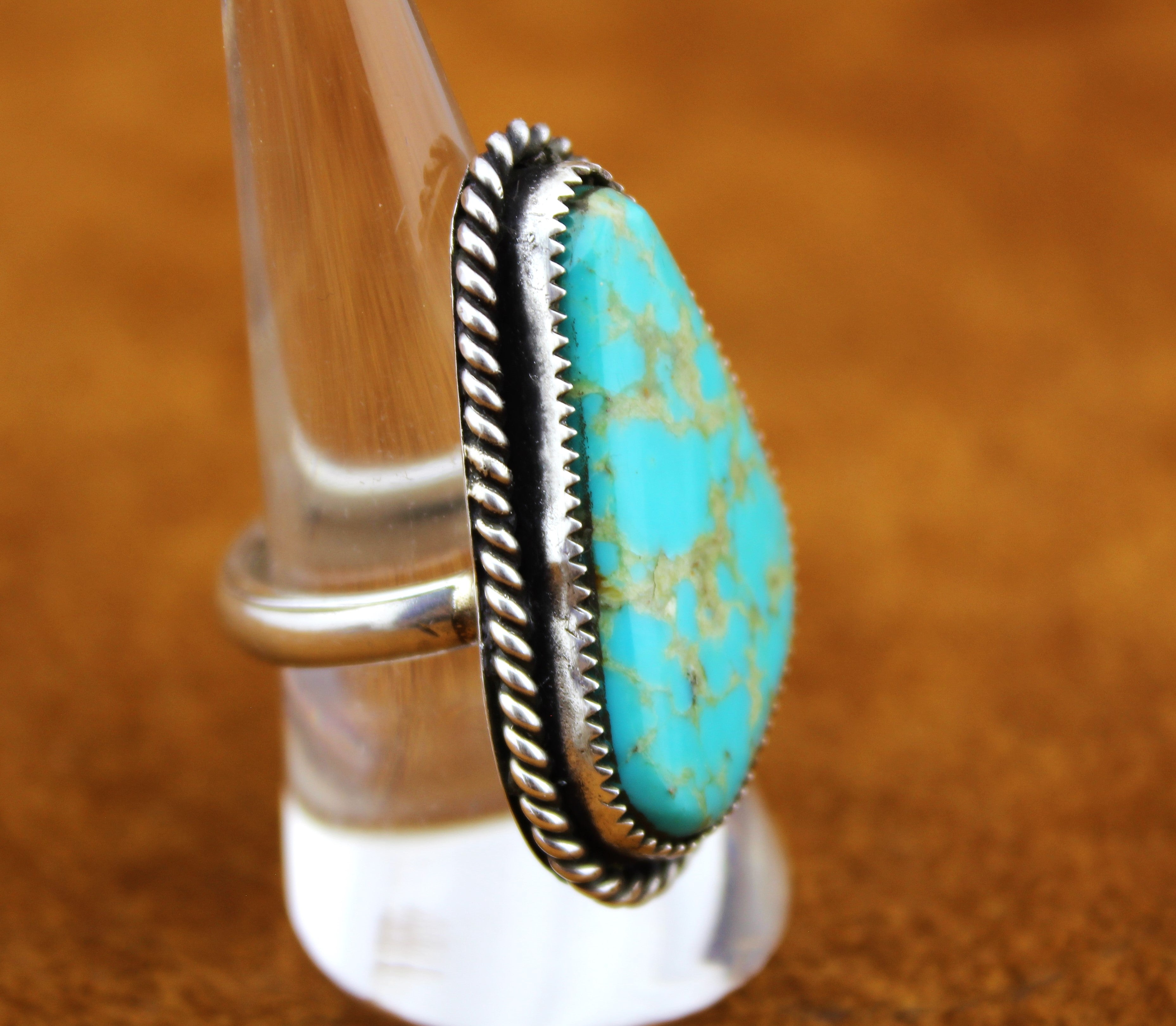 Merlin James Sterling Turquoise Ring