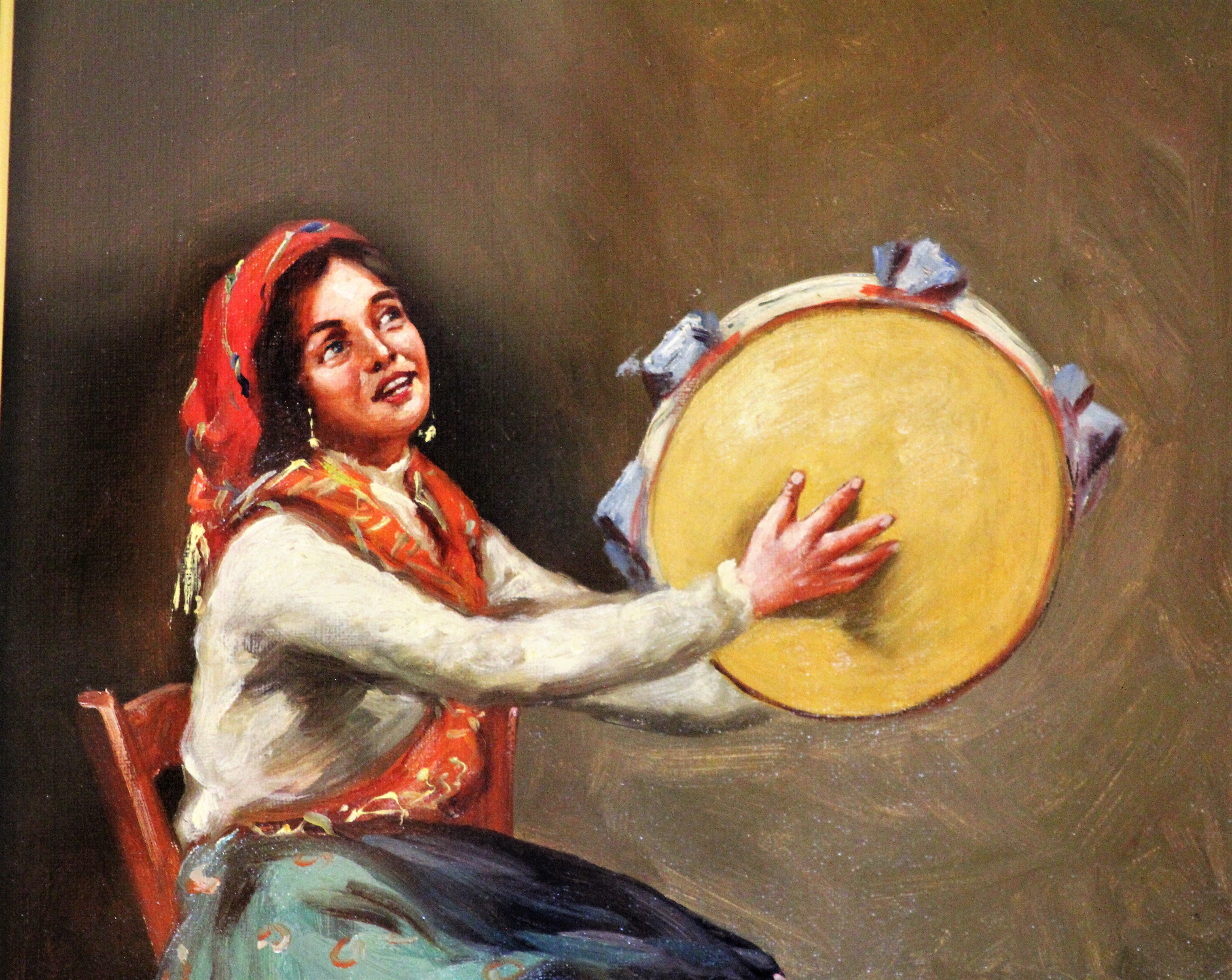 E. Weber Continental School Oil Painting