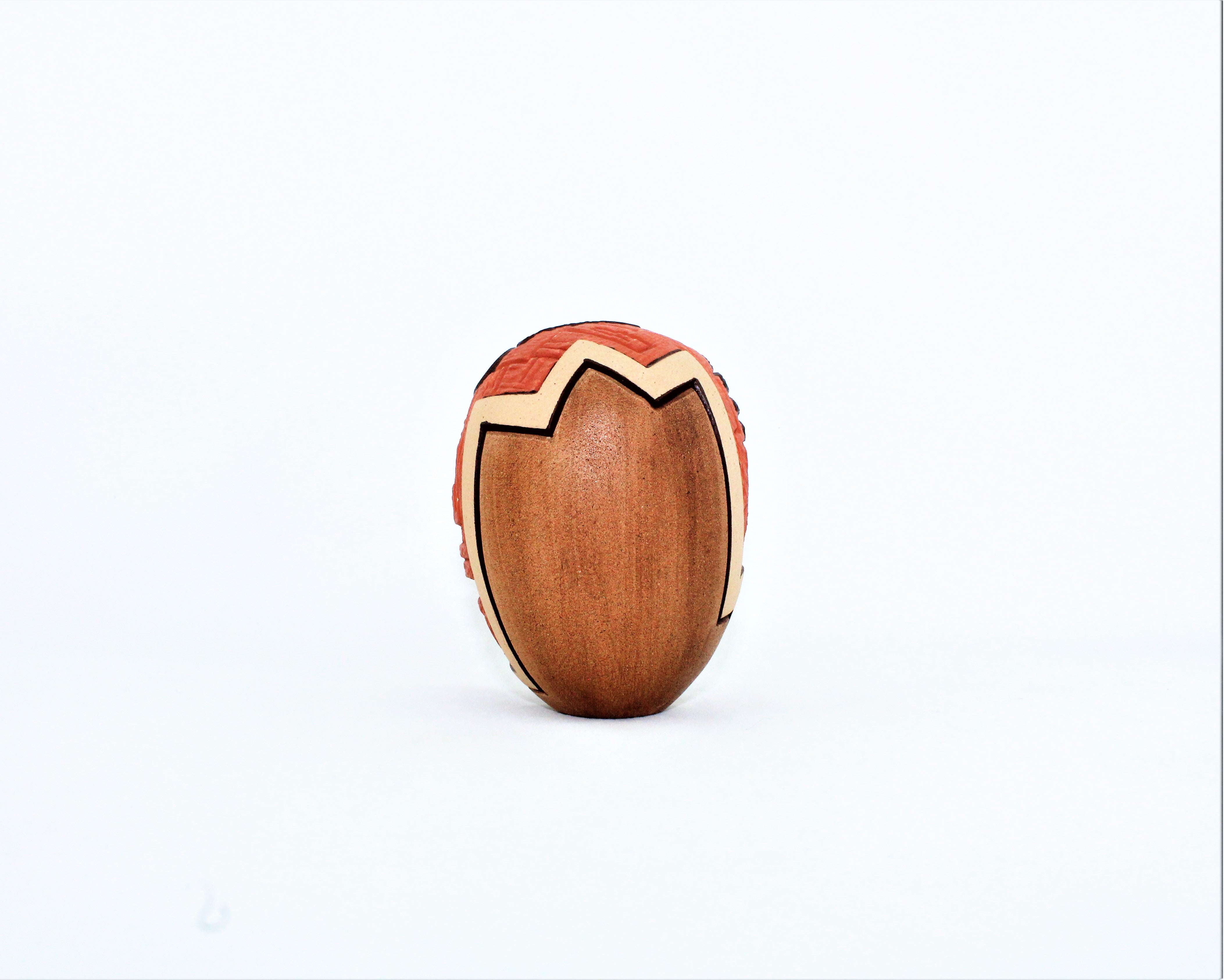 Marty Naha and Elvira Nampeyo Carved Redware Pottery