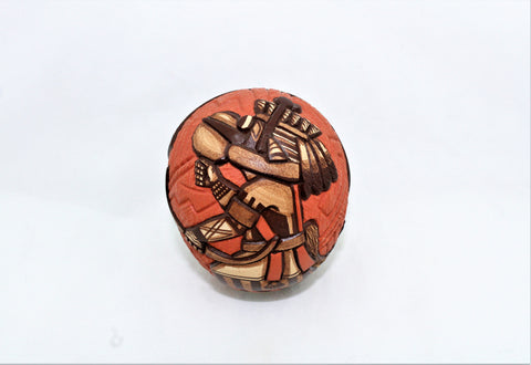 Maryy Naha and Elvira Nampeyo Carved Redware Pottery