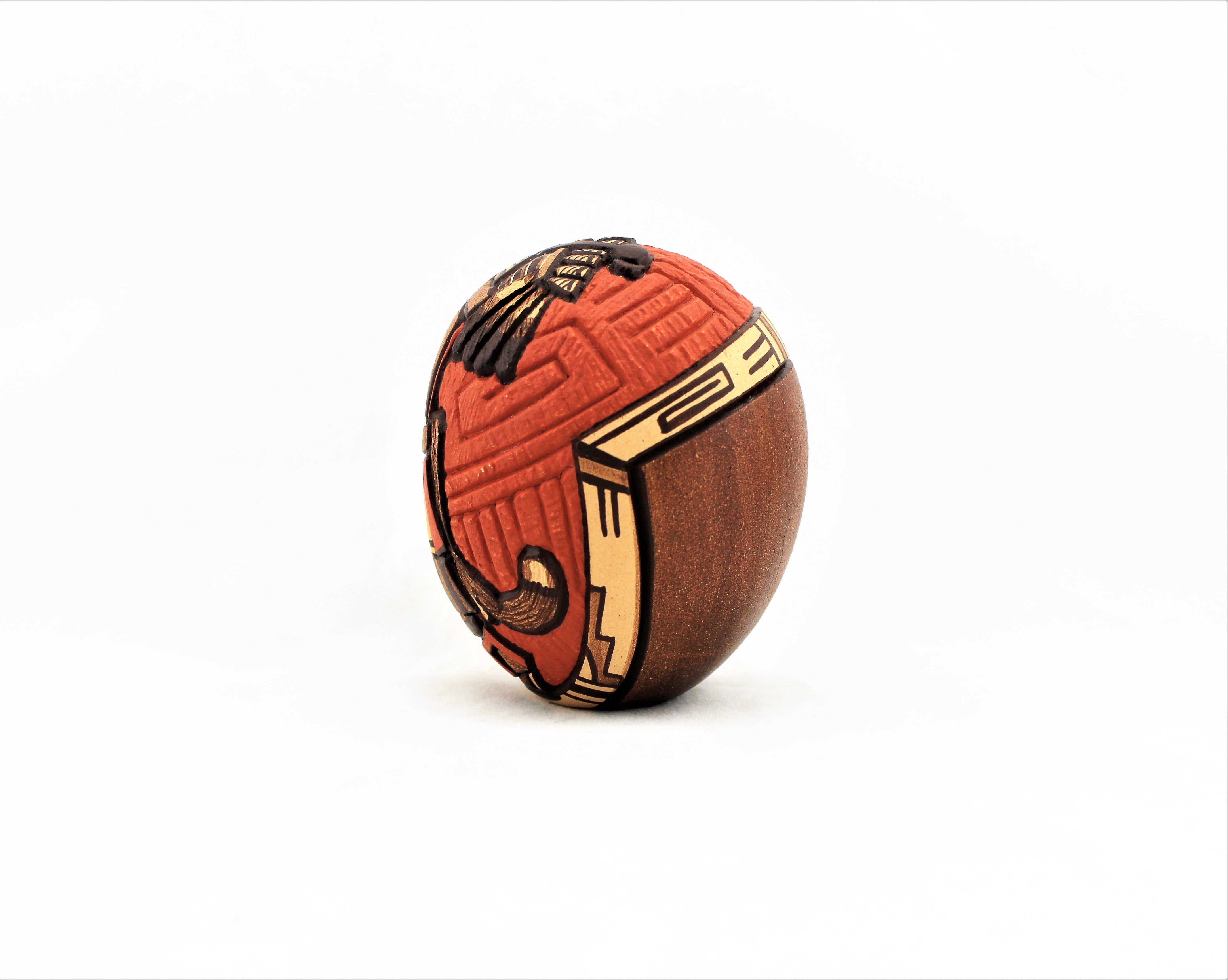 Maryy Naha and Elvira Nampeyo Carved Redware Pottery