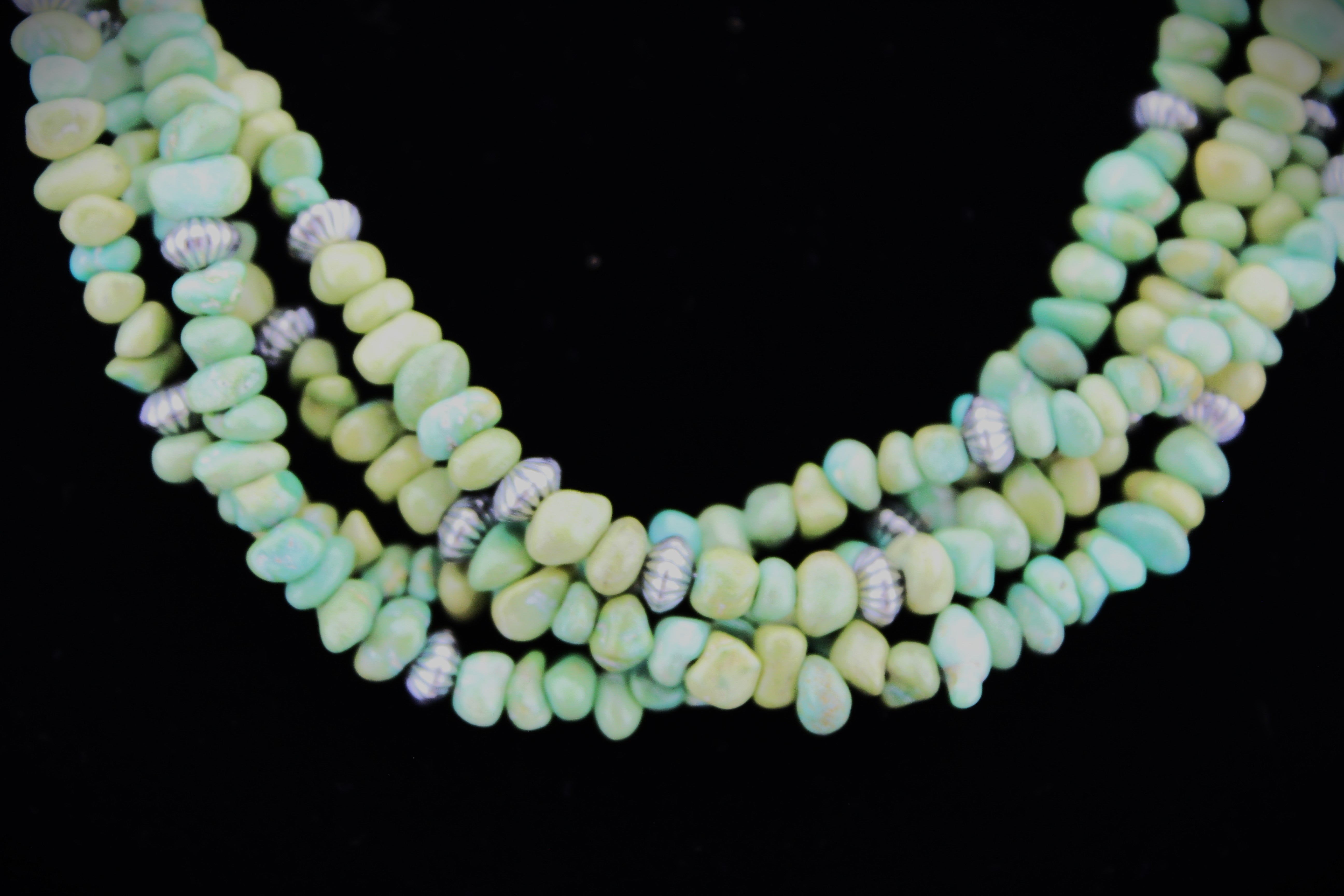 Merlin James Multistrand Turquoise Necklace
