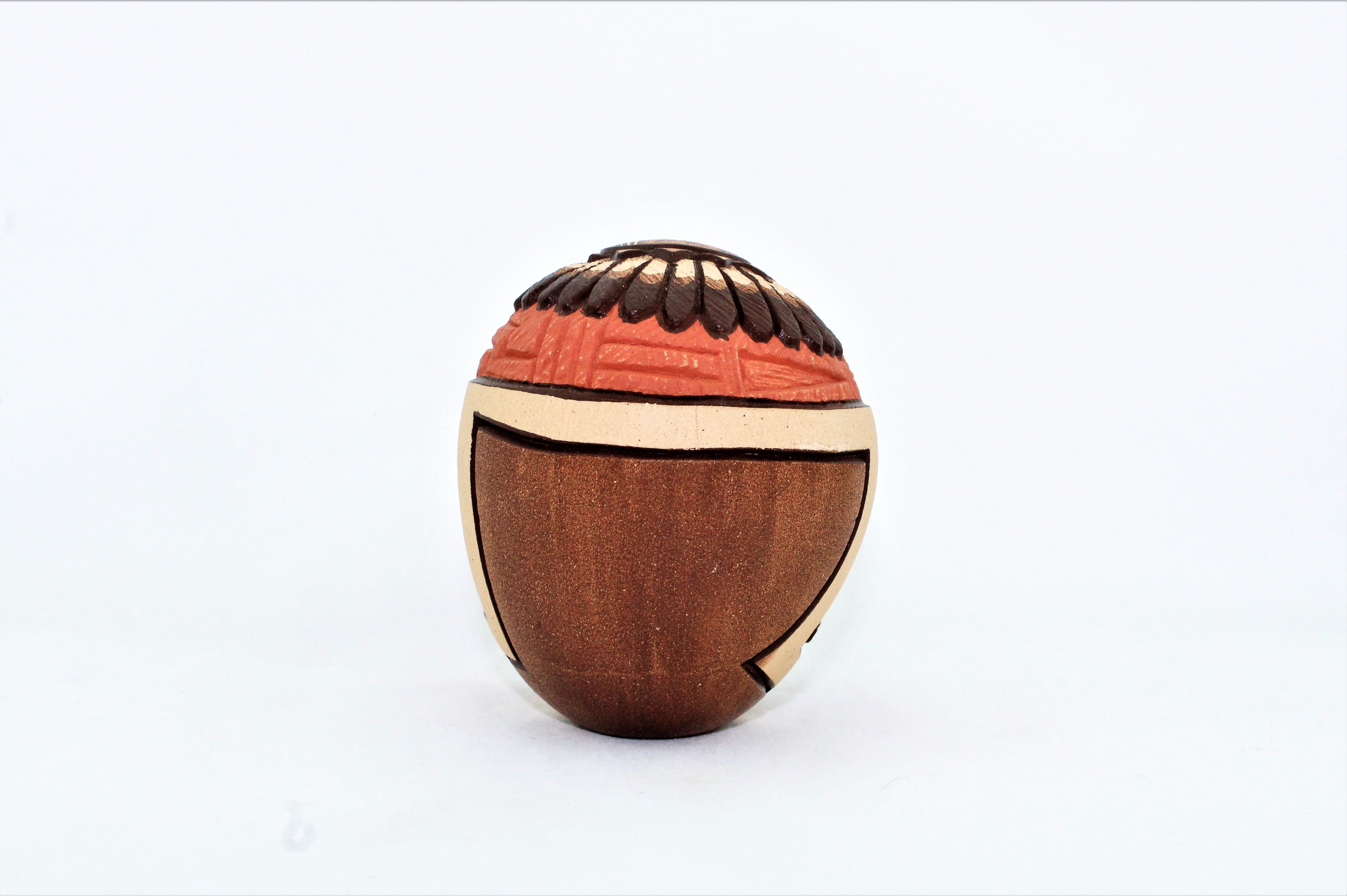 Marty Naha and Elvira Nampeyo Carved Redware Pottery