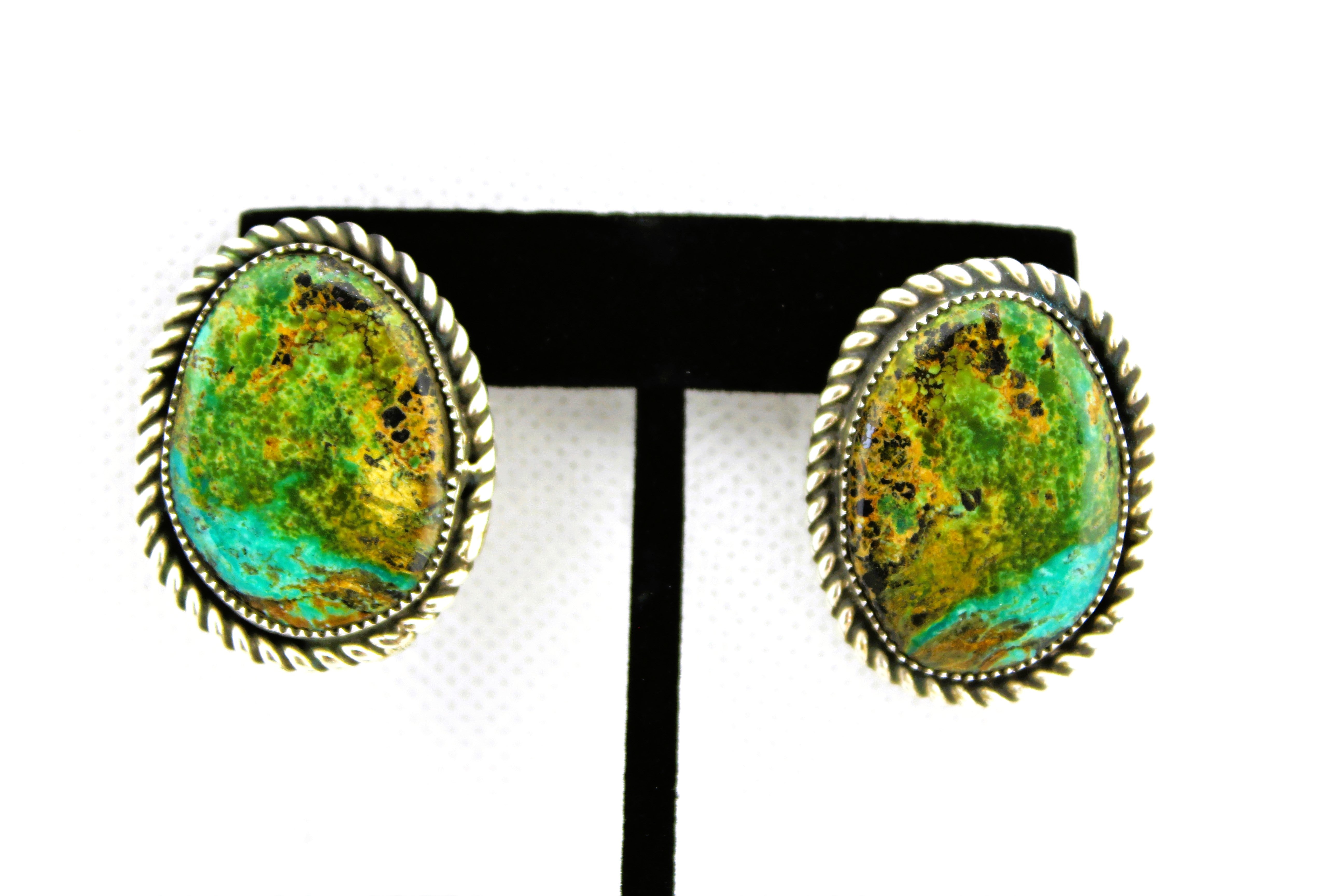 Merlin James Turquoise Earrings