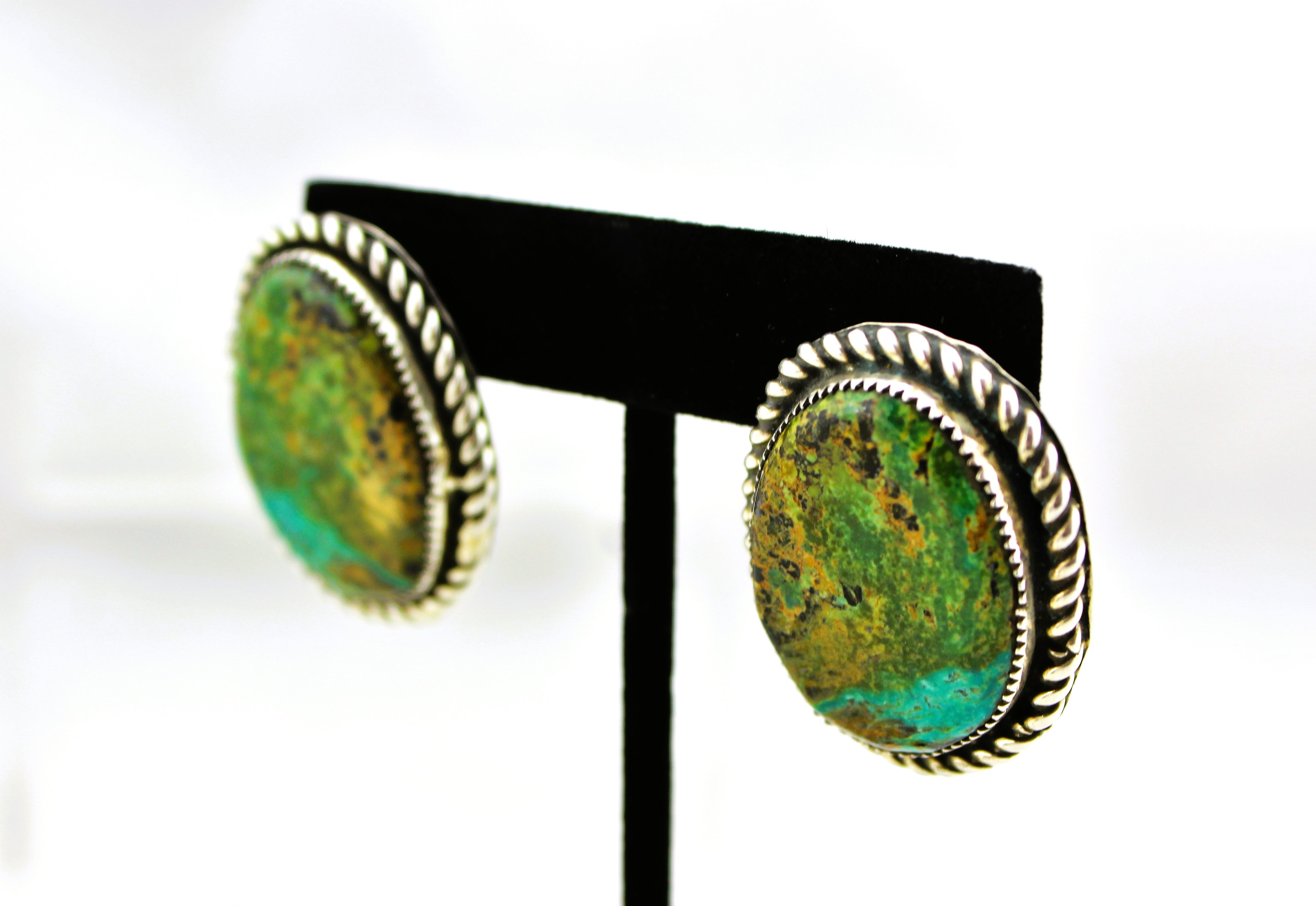 Merlin James Turquoise Earrings