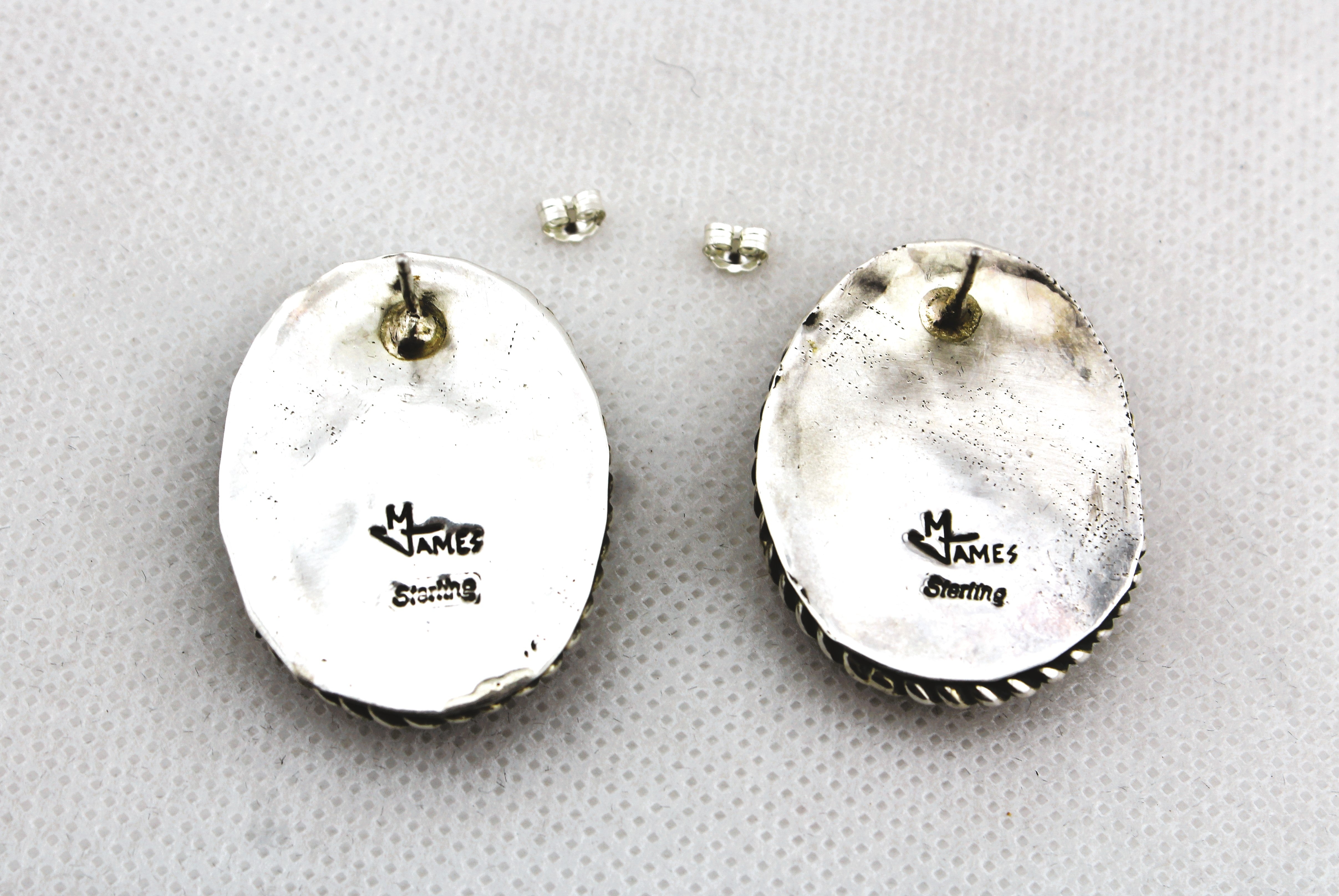 Merlin James Turquoise Earrings