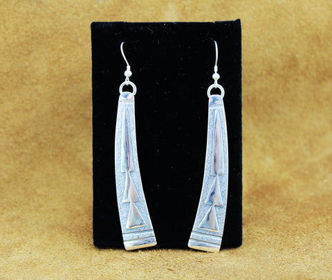 Jack Tom Sterling Silver Overlay Earrings