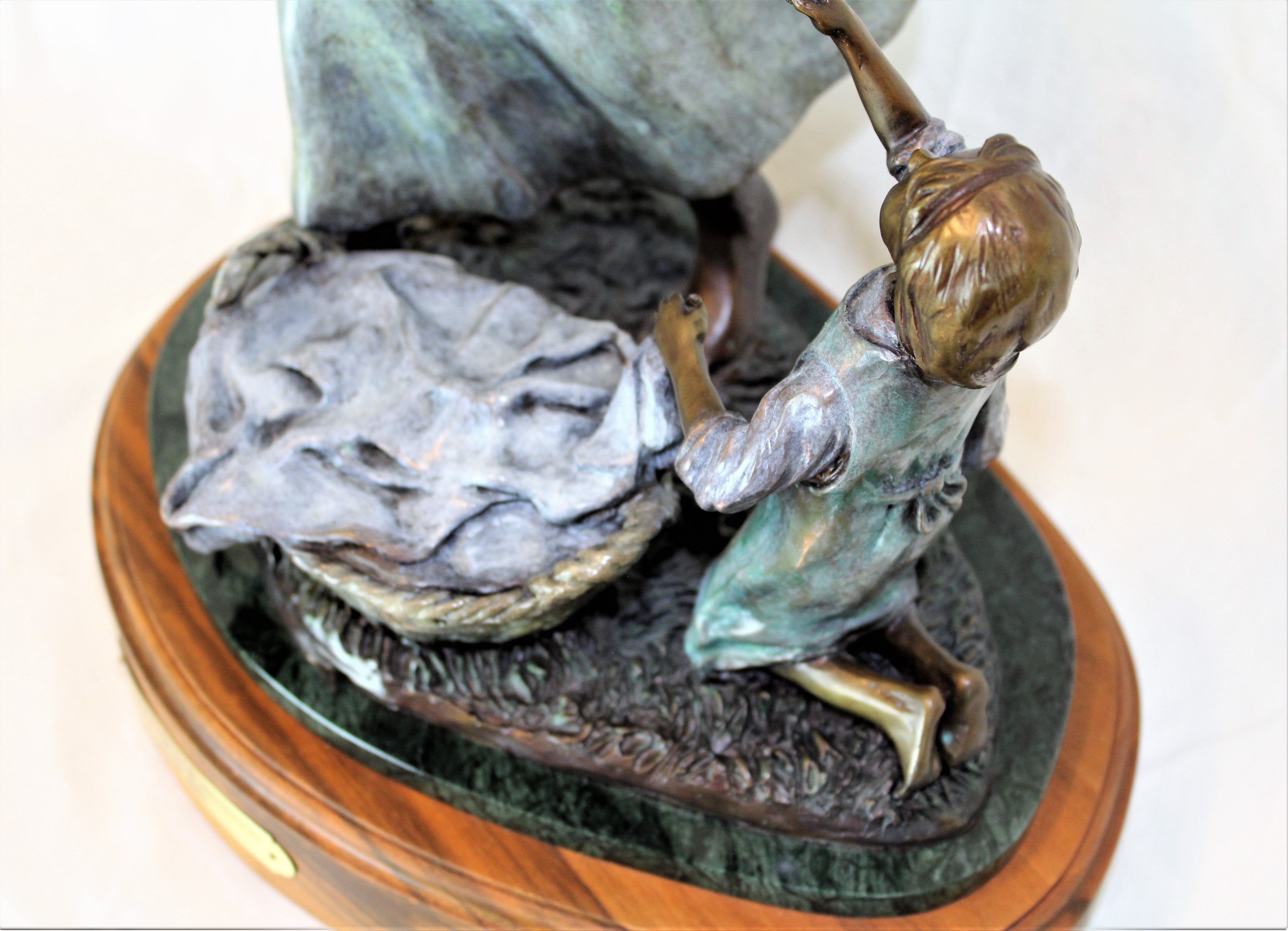 Mother and Daughter Bronze 