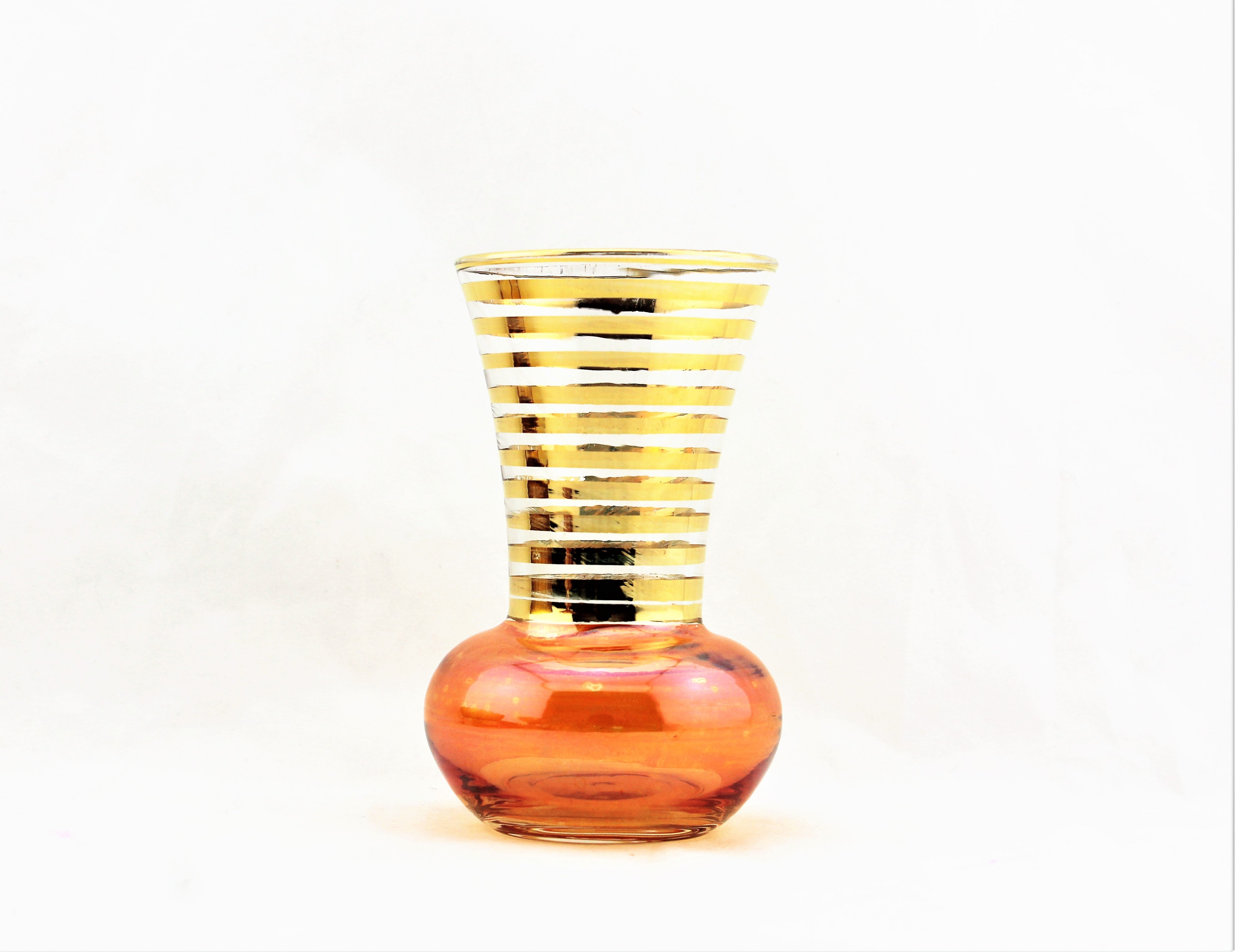 Carnival Glass Bud Vase