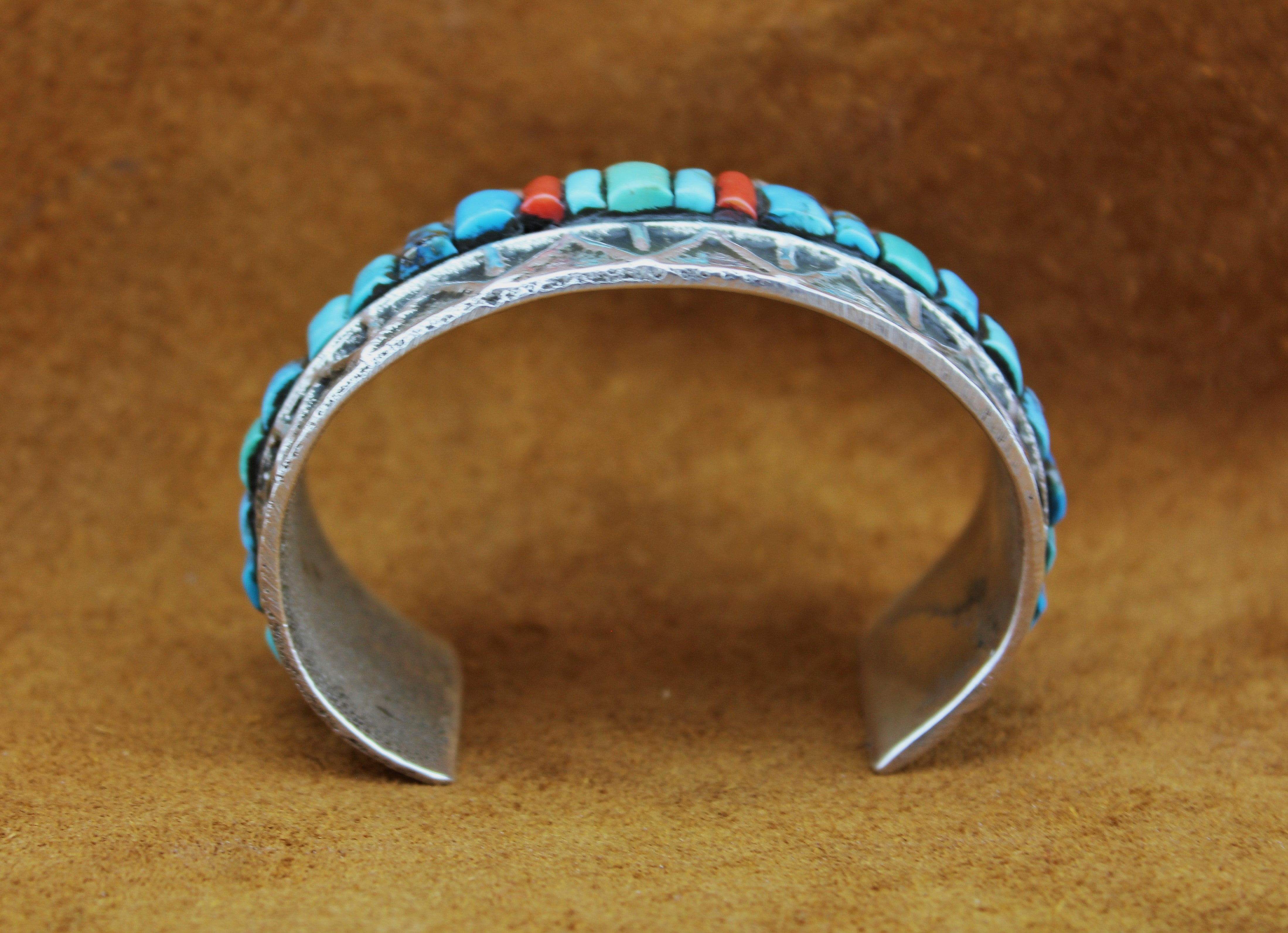 Merlin James Tufa Cast Inlay Bracelet