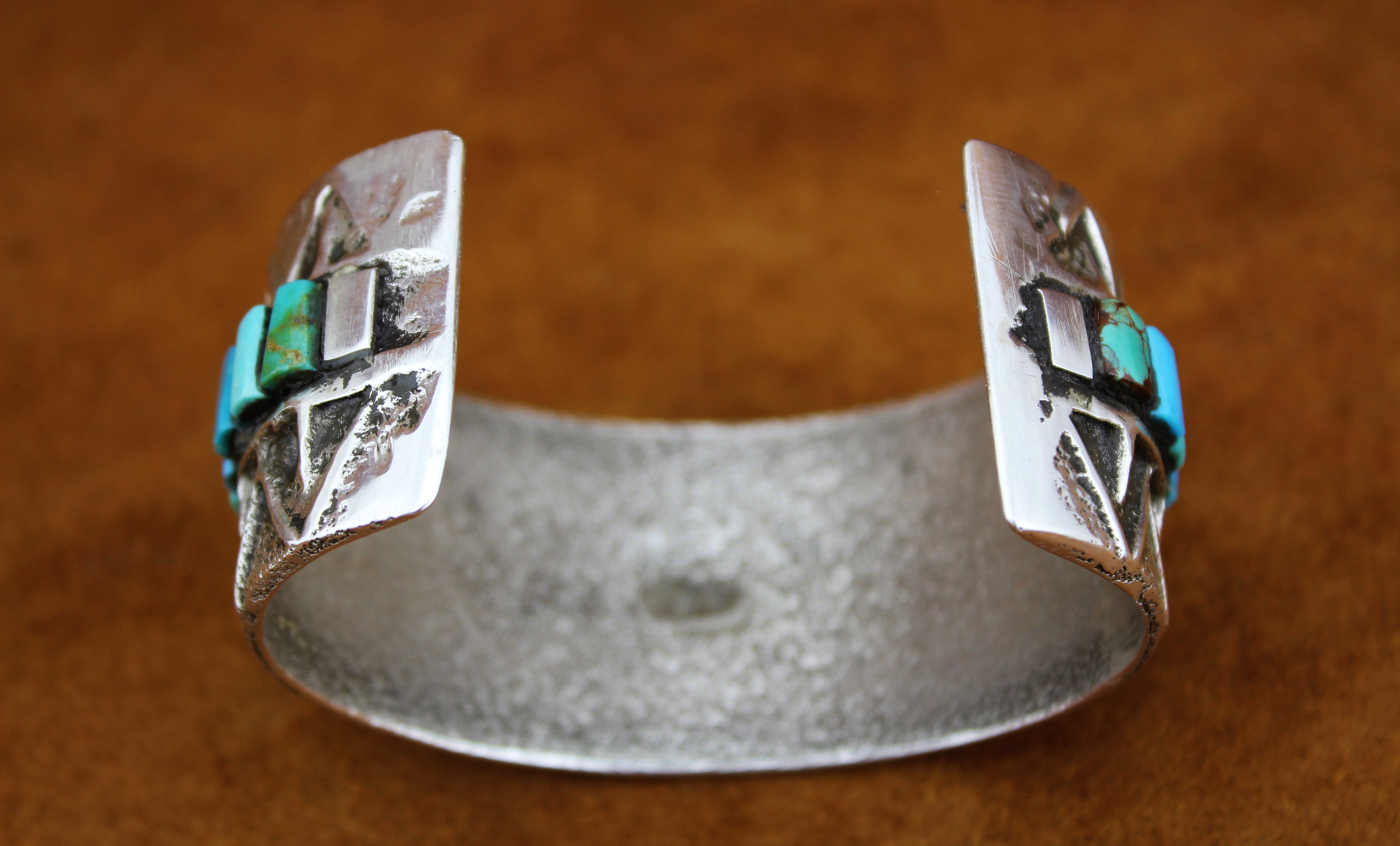 Merlin James Tufa Cast Inlay Bracelet
