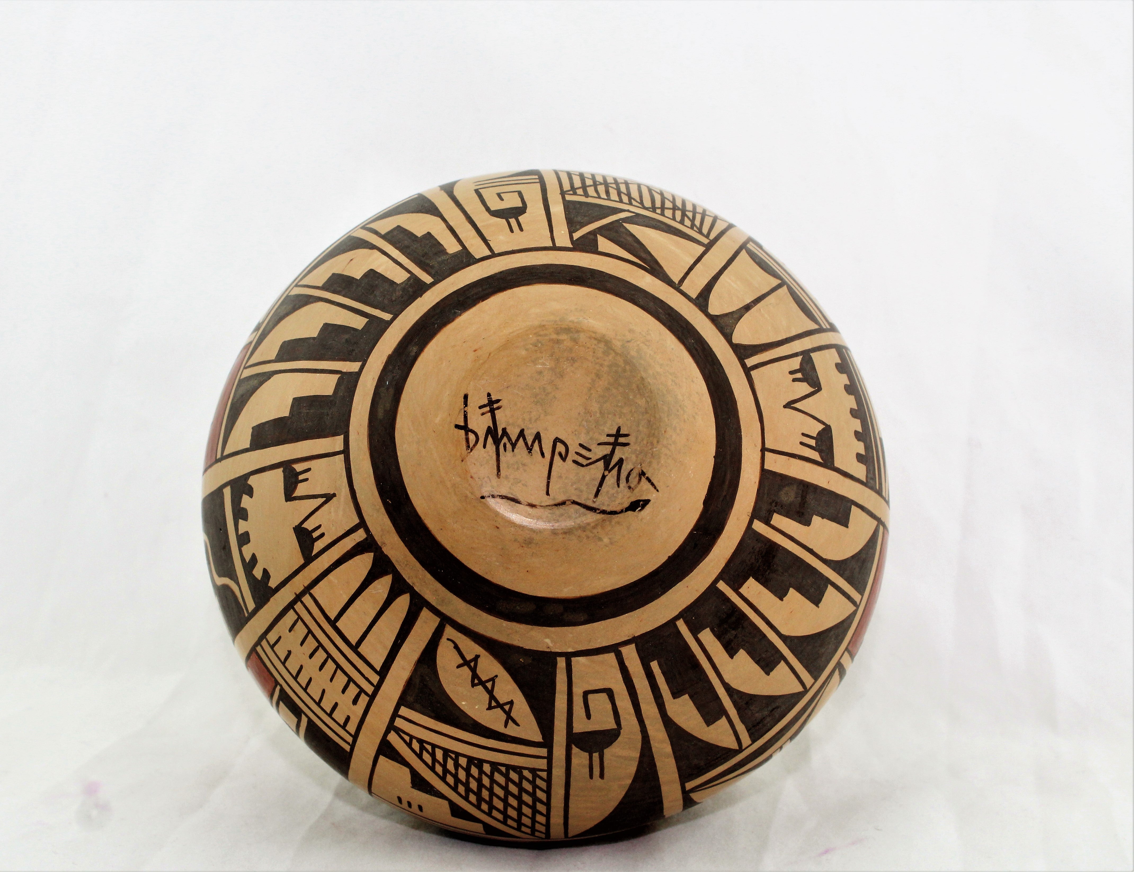 Donella Tom Nampeyo Hopi Pottery Bowl